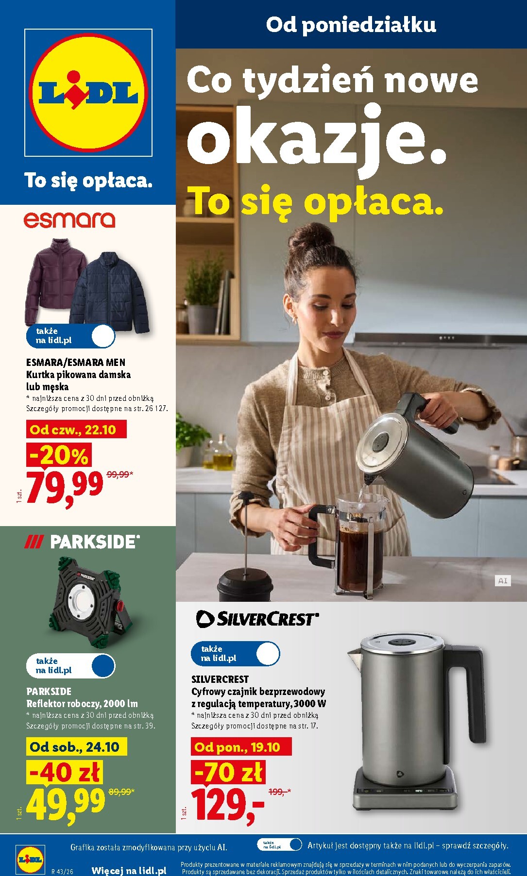 lidl - Nowa gazetka Lidl - Okazje ważna od 19.10.2026 do 24.10.2026