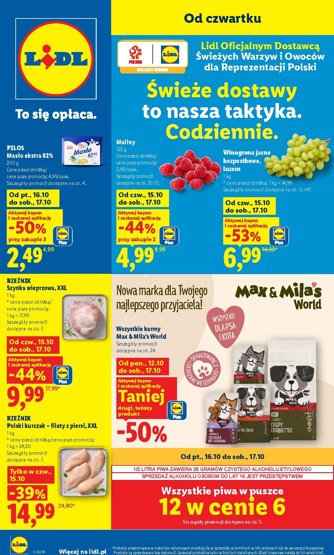 lidl - Nowa gazetka Lidl ważna od 15.10.2026 do 17.10.2026