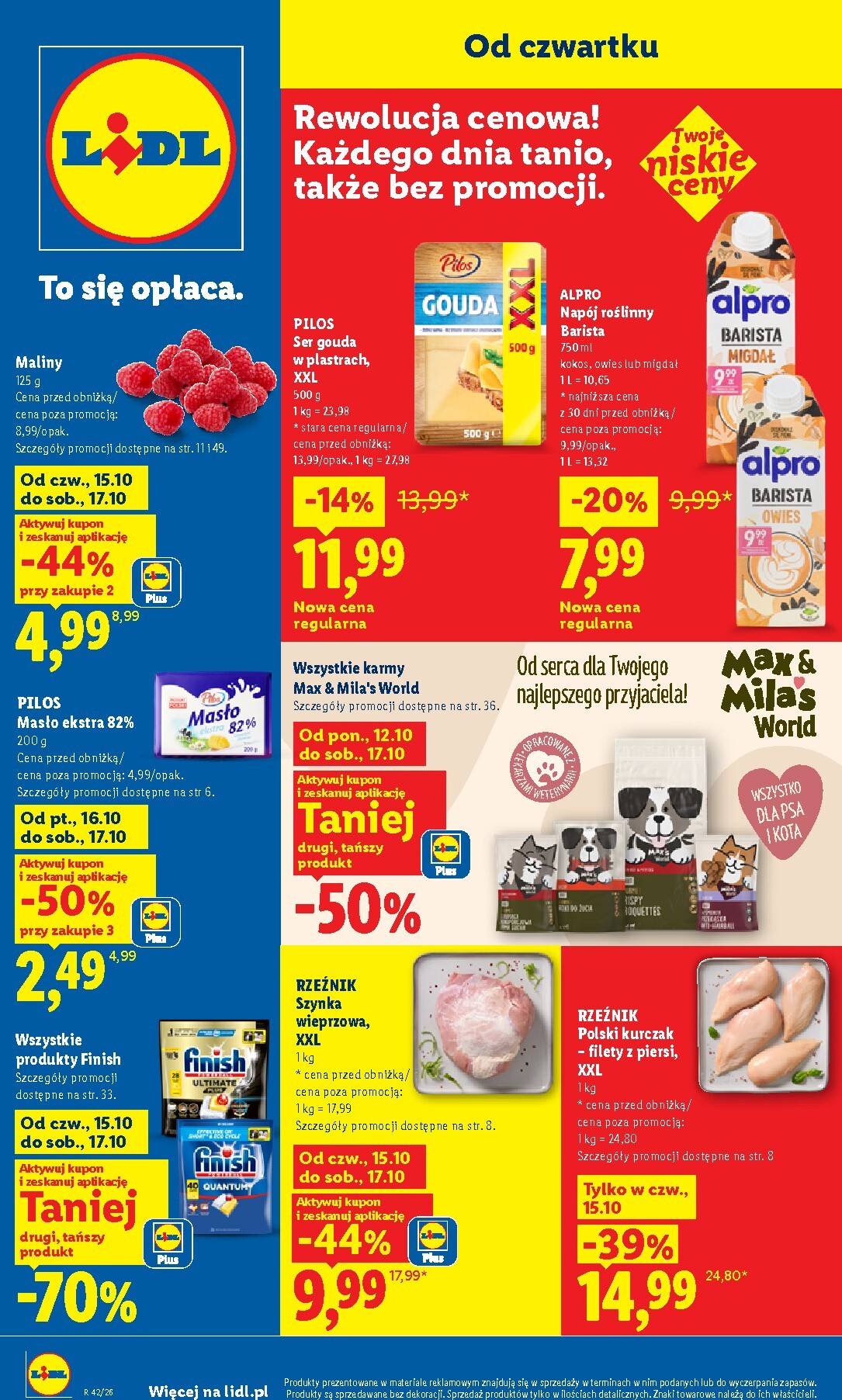 lidl - Aktualna gazetka Lidl ważna od 15.10.2026 do 17.10.2026 - page: 1
