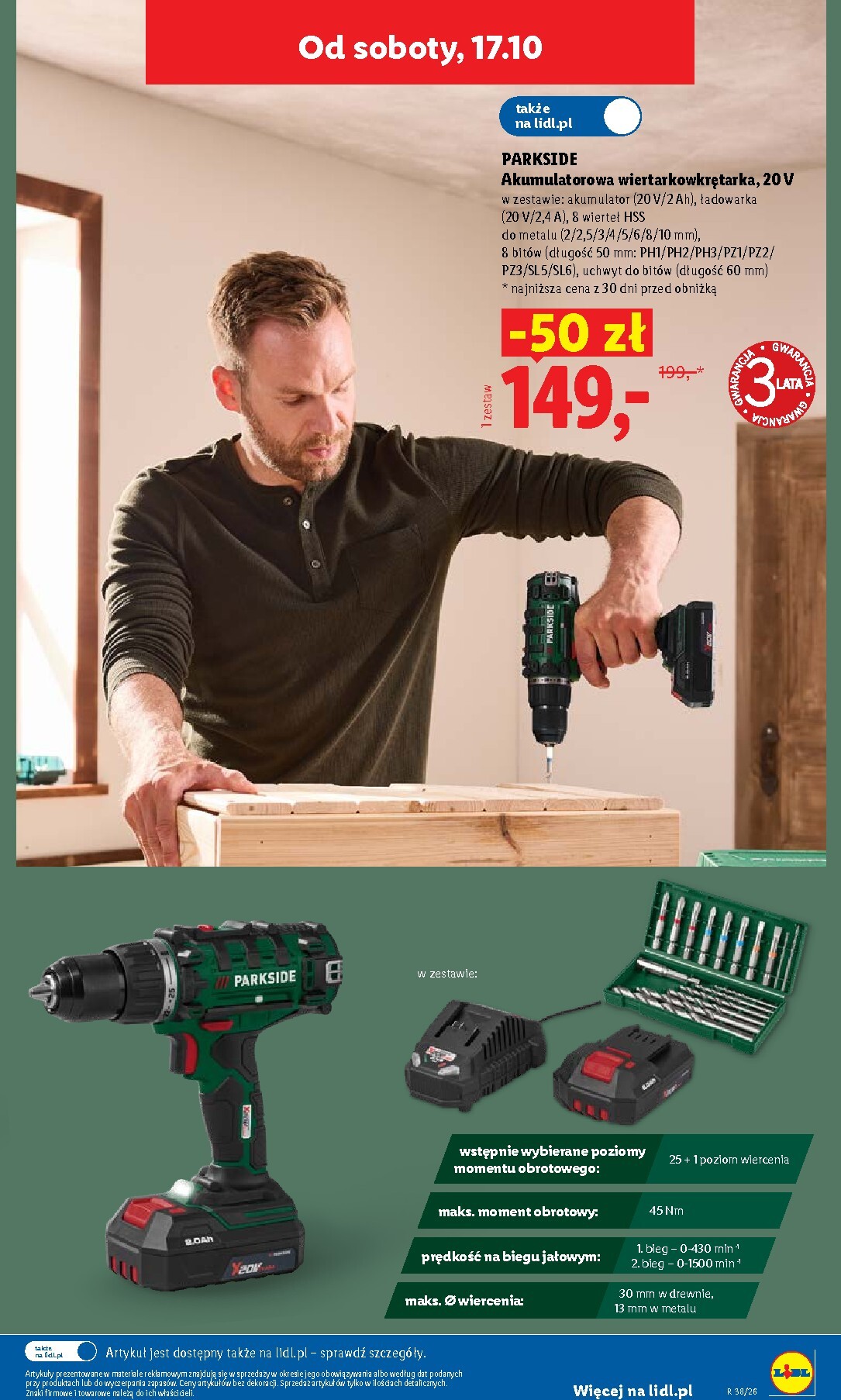 lidl - Aktualna gazetka Lidl ważna od 15.10.2026 do 17.10.2026 - page: 43