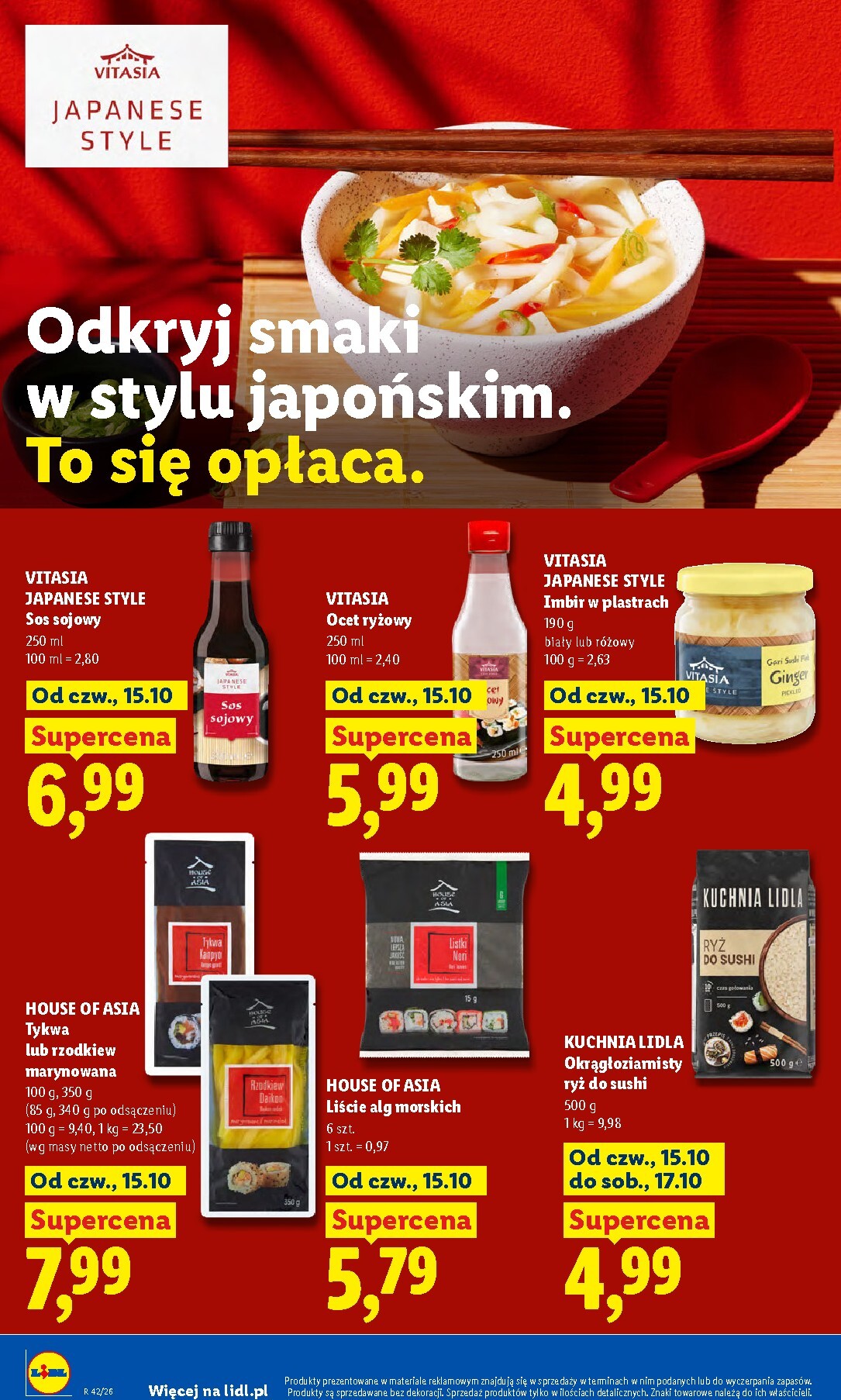 lidl - Aktualna gazetka Lidl ważna od 15.10.2026 do 17.10.2026 - page: 50