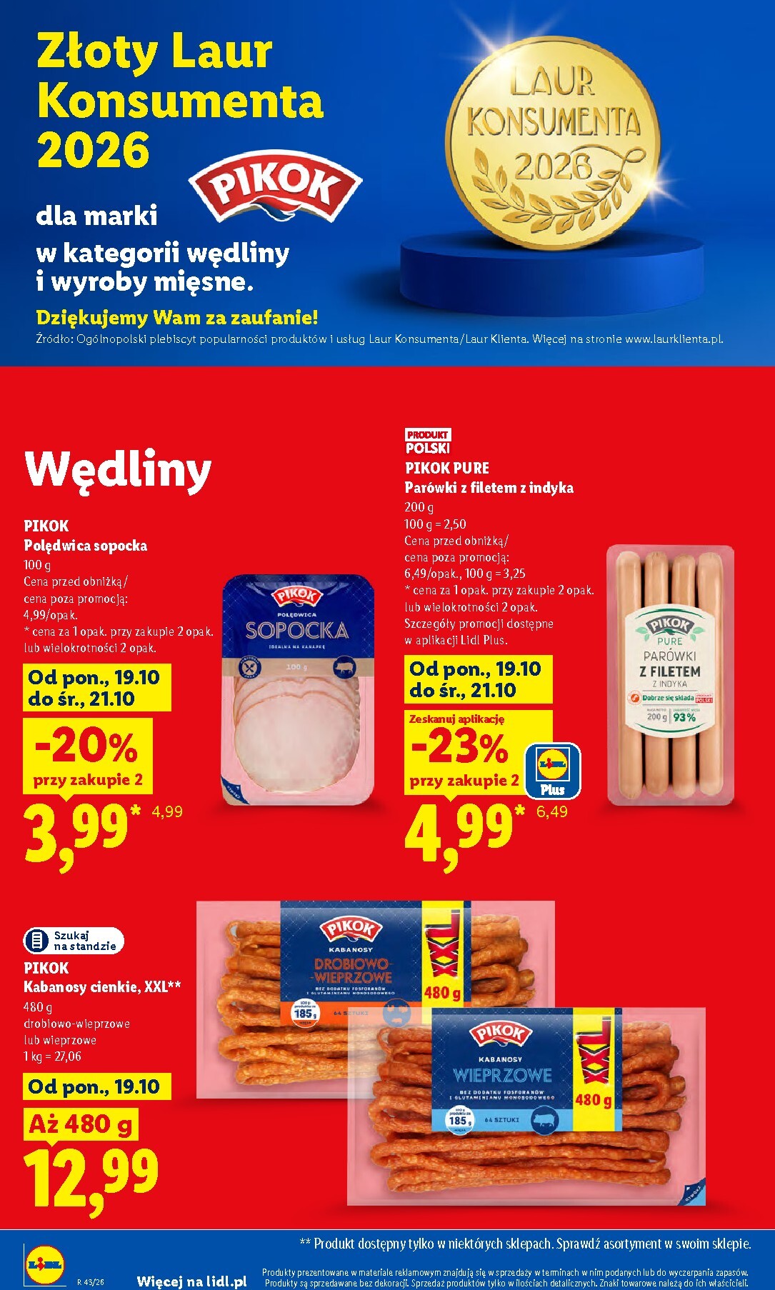lidl - Nowa gazetka Lidl ważna od 19.10.2026 do 21.10.2026 - page: 52