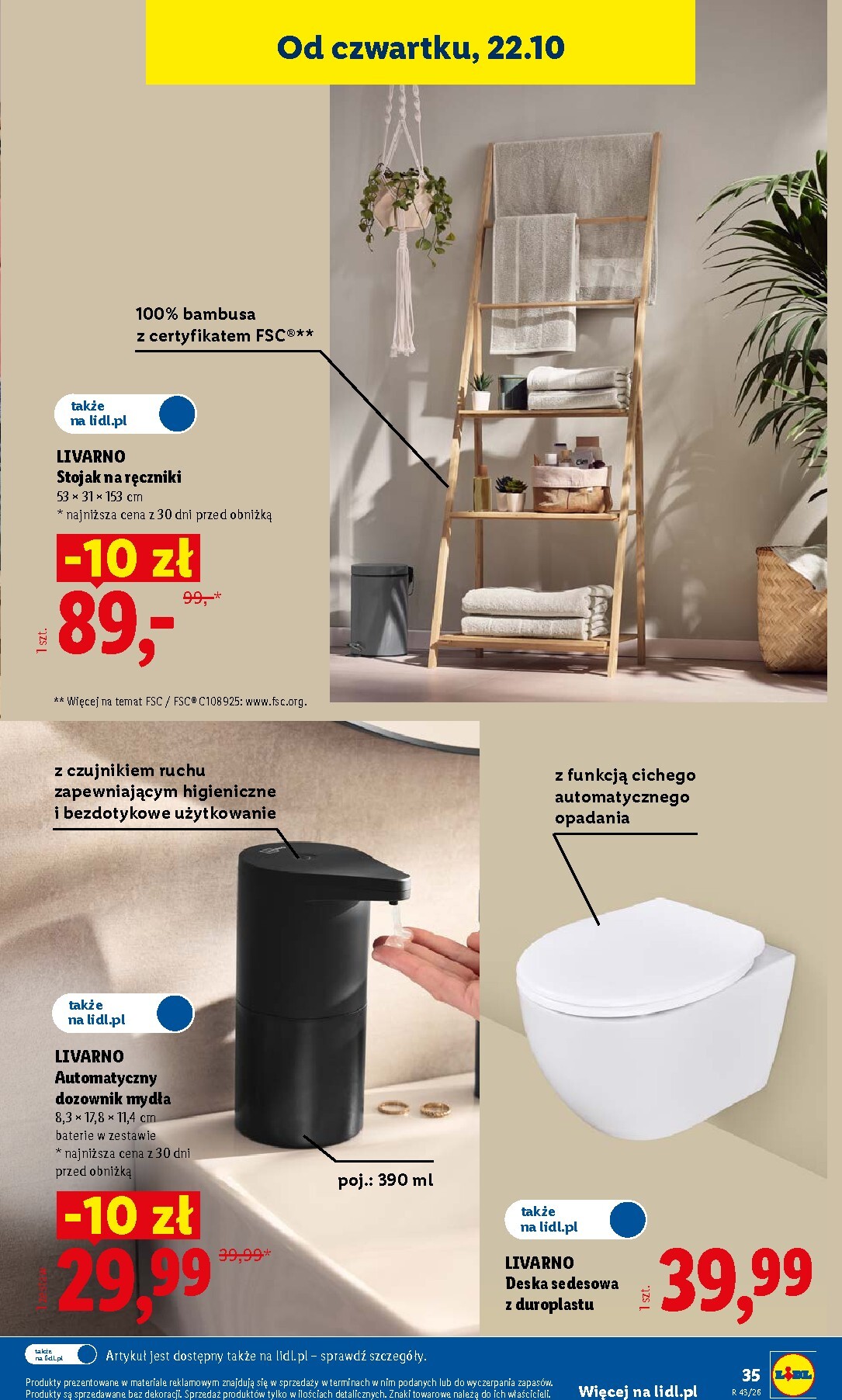 lidl - Aktualna gazetka Lidl - Okazje ważna od 19.10.2026 do 24.10.2026 - page: 45