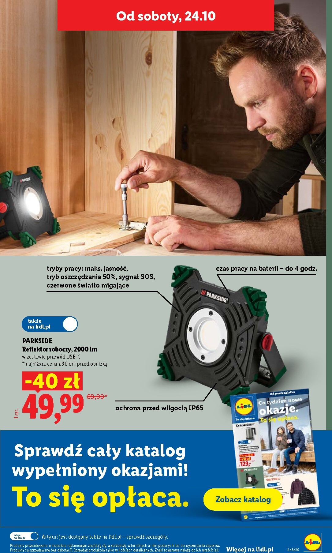 lidl - Nowa gazetka Lidl ważna od 22.10.2026 do 24.10.2026 - page: 43