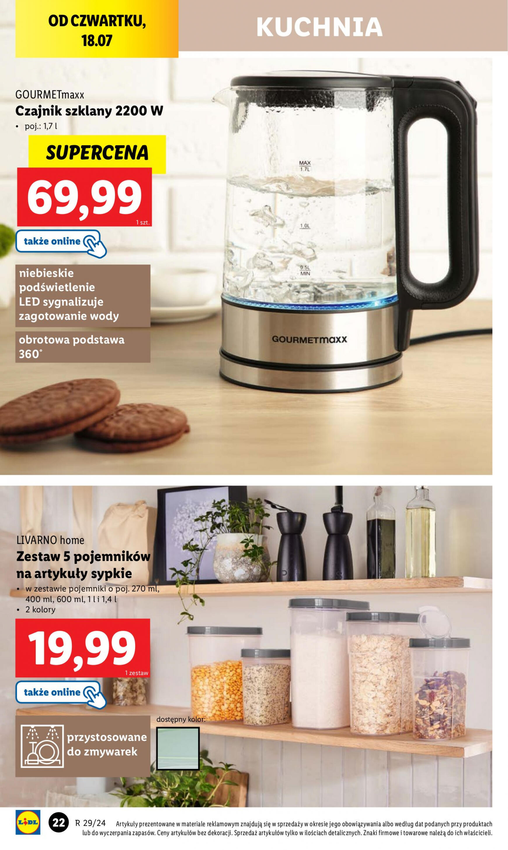 lidl - Lidl - Katalog Okazji gazetka aktualna ważna od 15.07. - 20.07. - page: 22