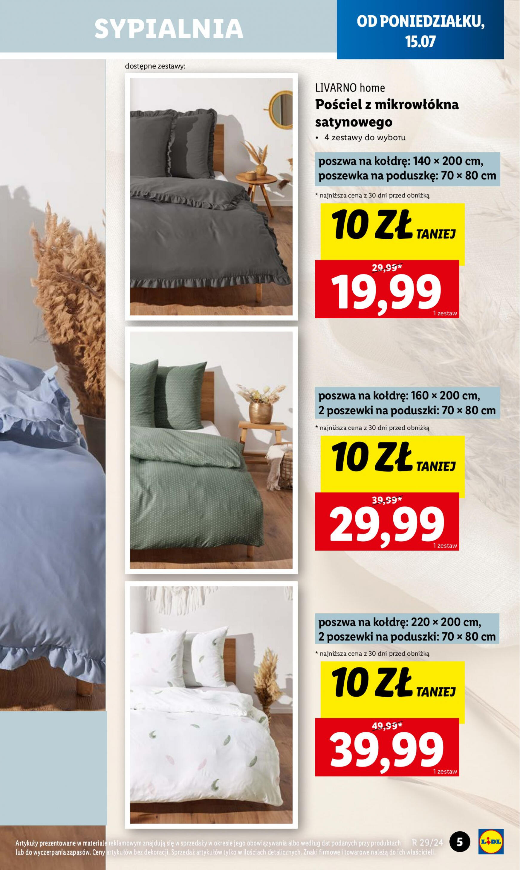 lidl - Lidl - Katalog Okazji gazetka aktualna ważna od 15.07. - 20.07. - page: 5