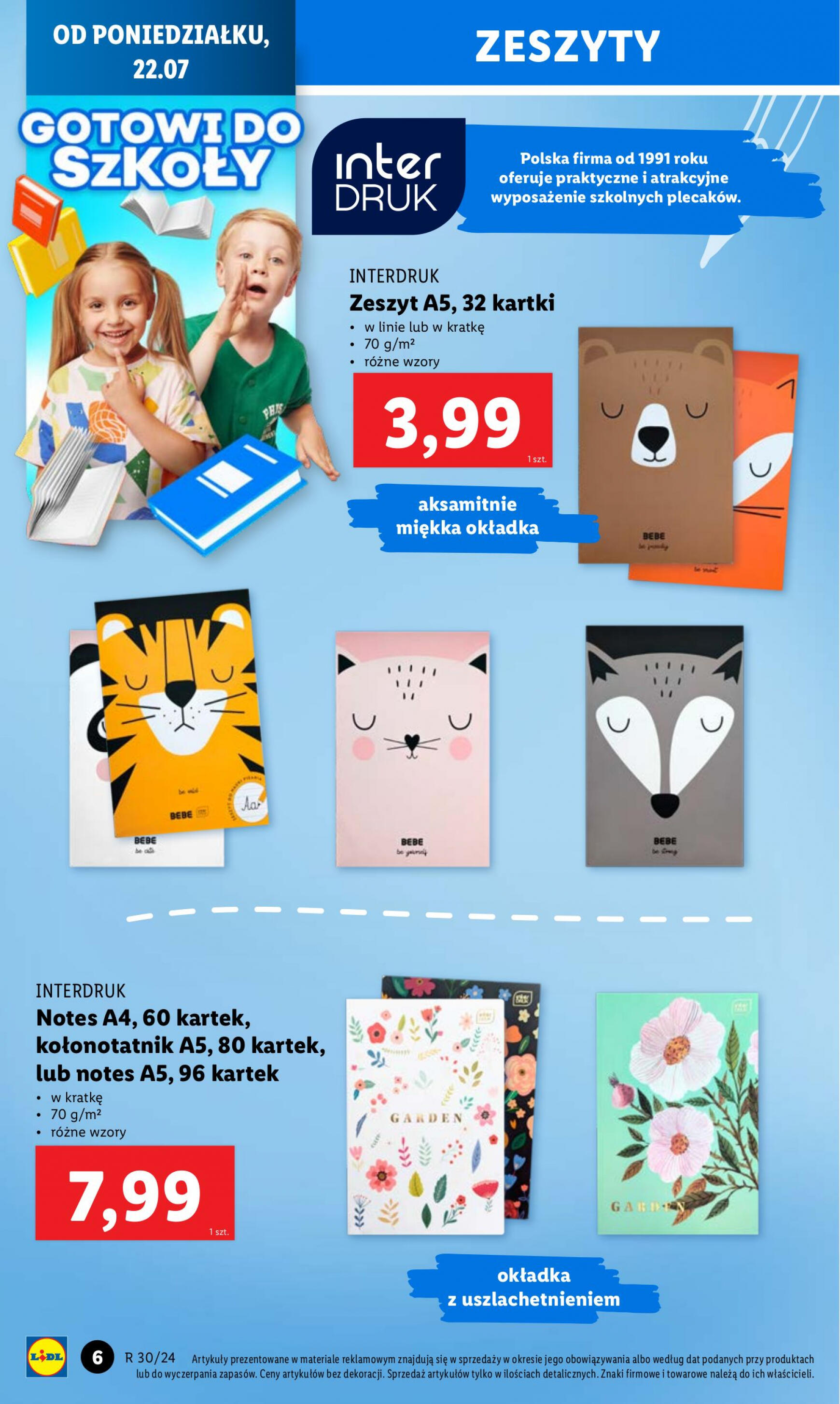 lidl - Lidl - Katalog Okazji gazetka aktualna ważna od 22.07. - 27.07. - page: 6