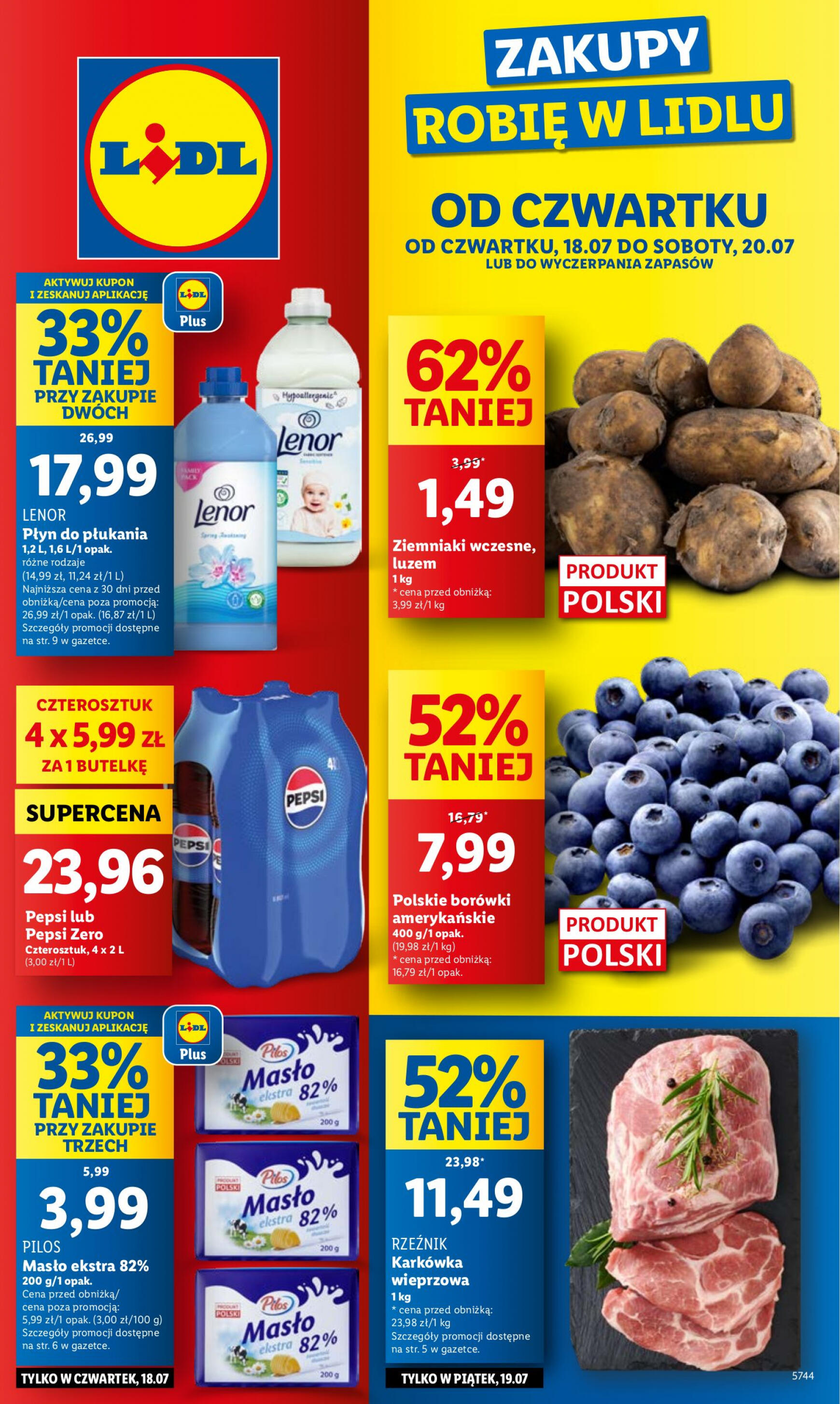 lidl - Lidl gazetka aktualna ważna od 18.07. - 20.07.