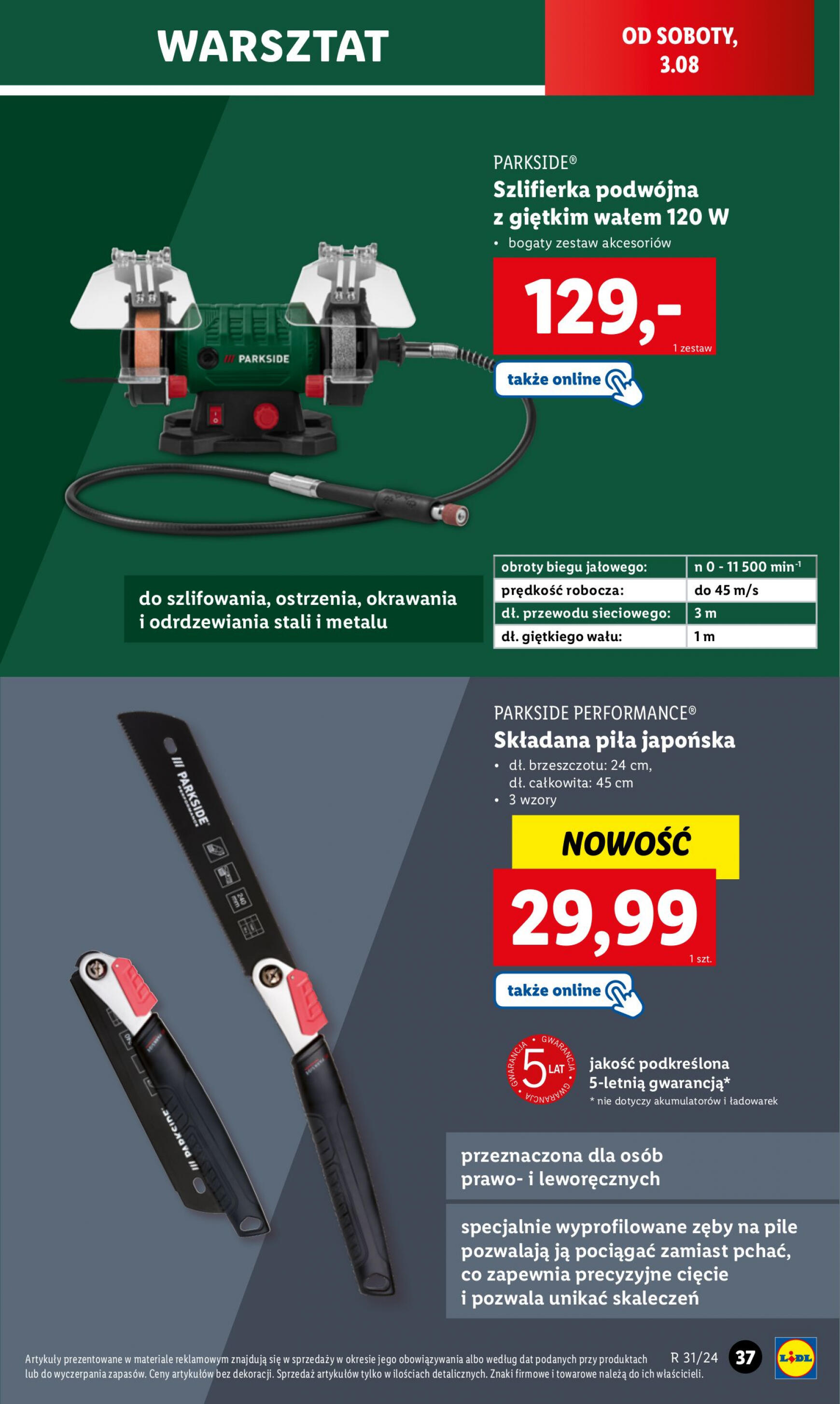 lidl - Lidl - Katalog Okazji gazetka aktualna ważna od 29.07. - 03.08. - page: 43