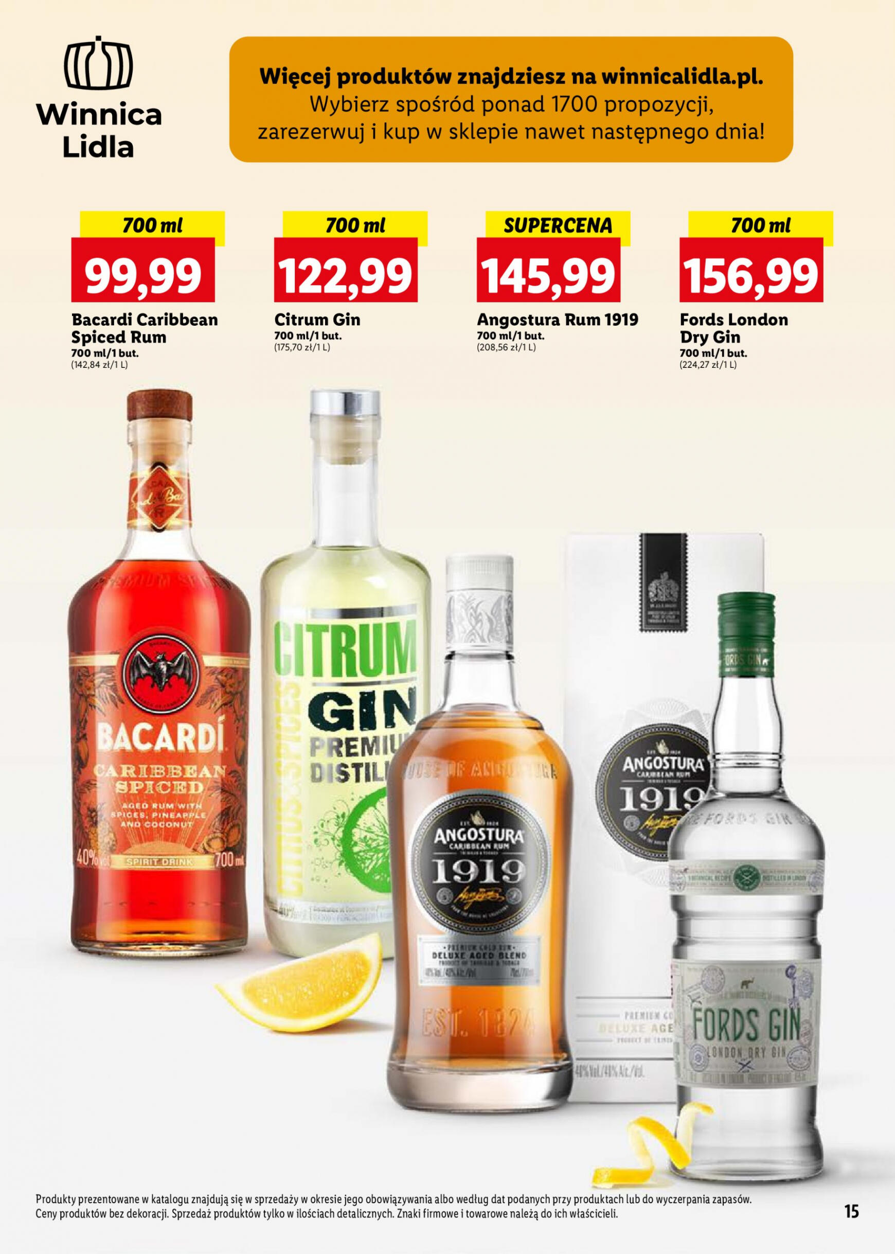 lidl - Lidl - Katalog alkoholi mocnych gazetka aktualna ważna od 22.07. - 25.08. - page: 15