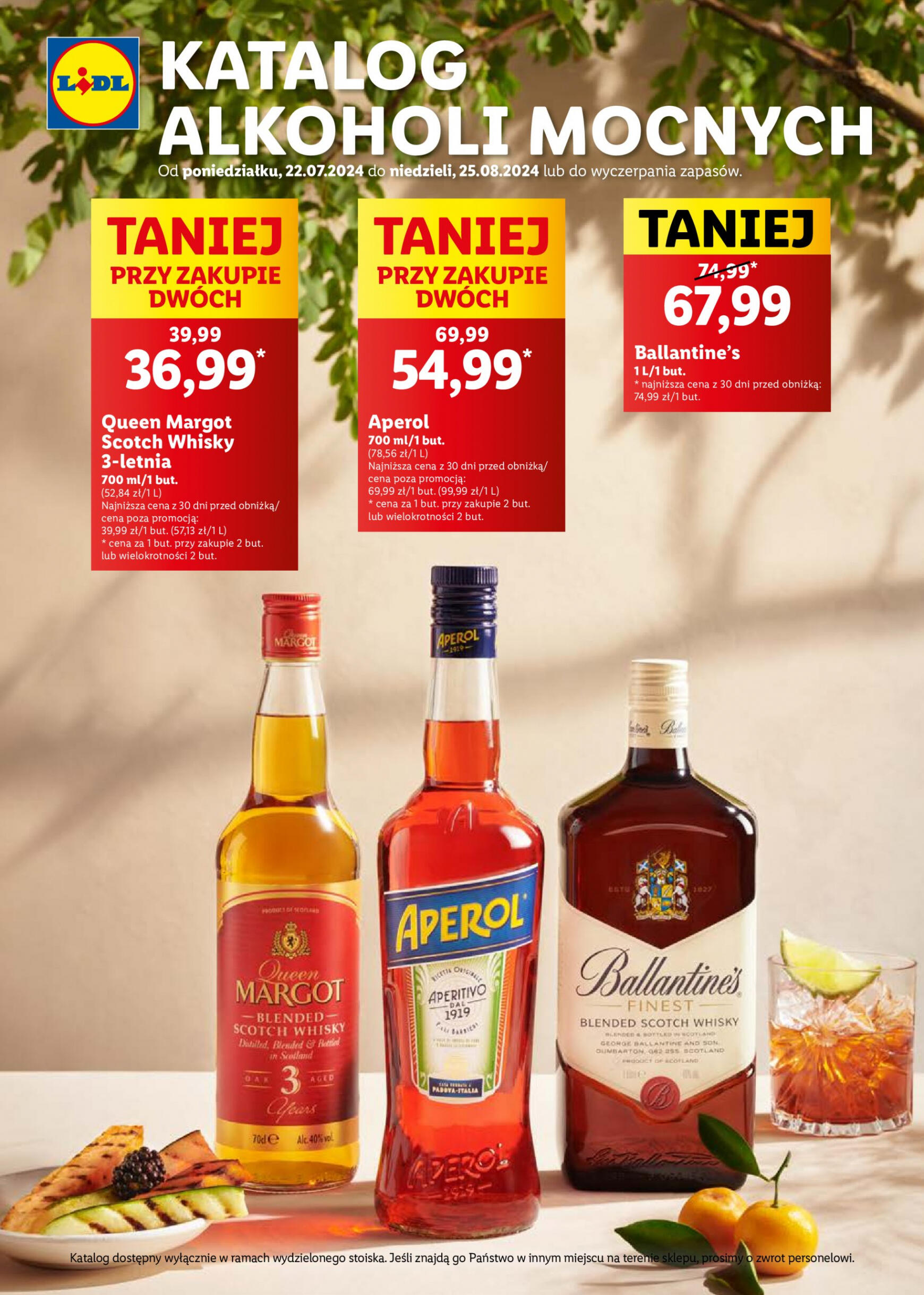 lidl - Lidl - Katalog alkoholi mocnych gazetka aktualna ważna od 22.07. - 25.08. - page: 1