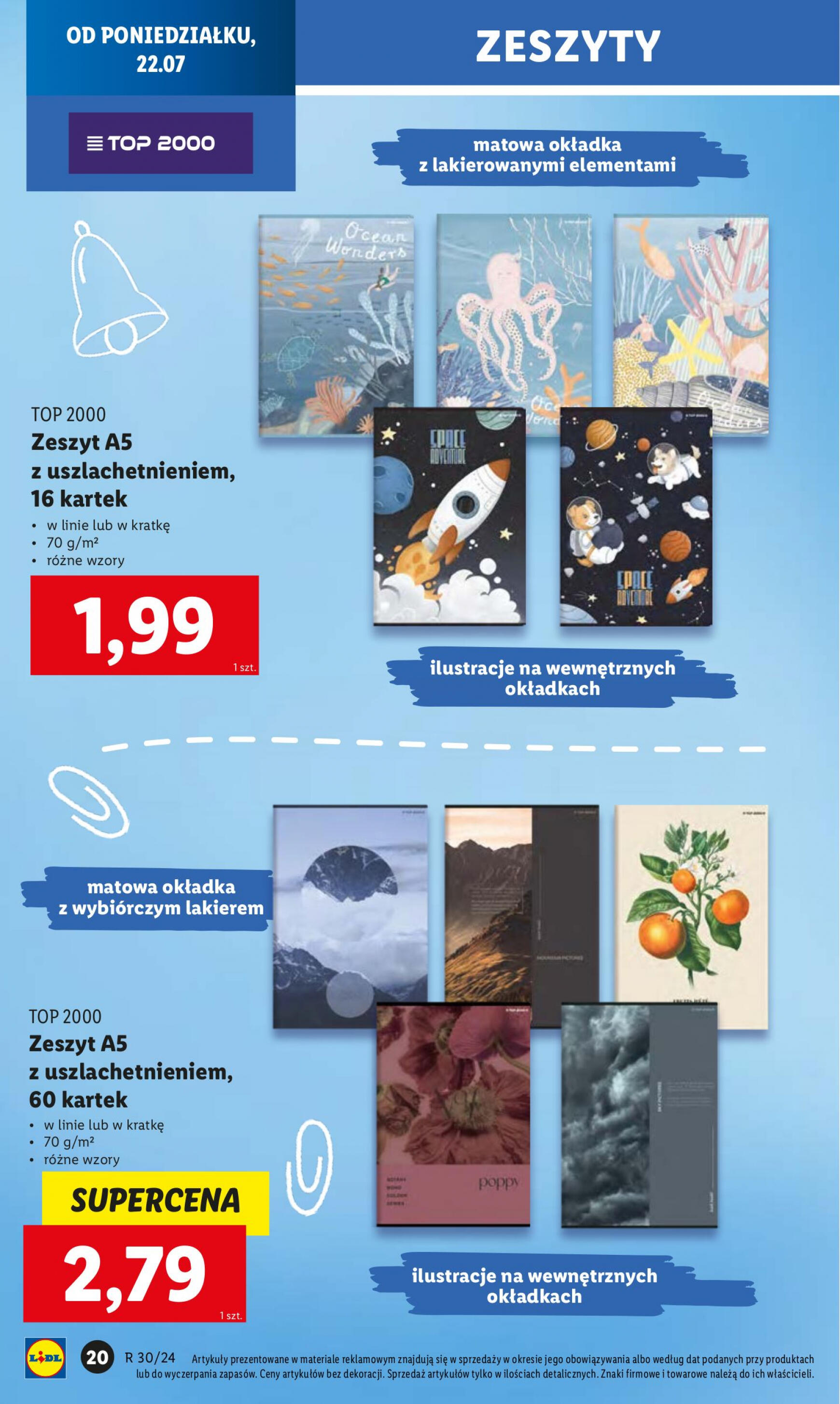 lidl - Lidl - Gotowi do szkoly gazetka aktualna ważna od 22.07. - 04.08. - page: 22