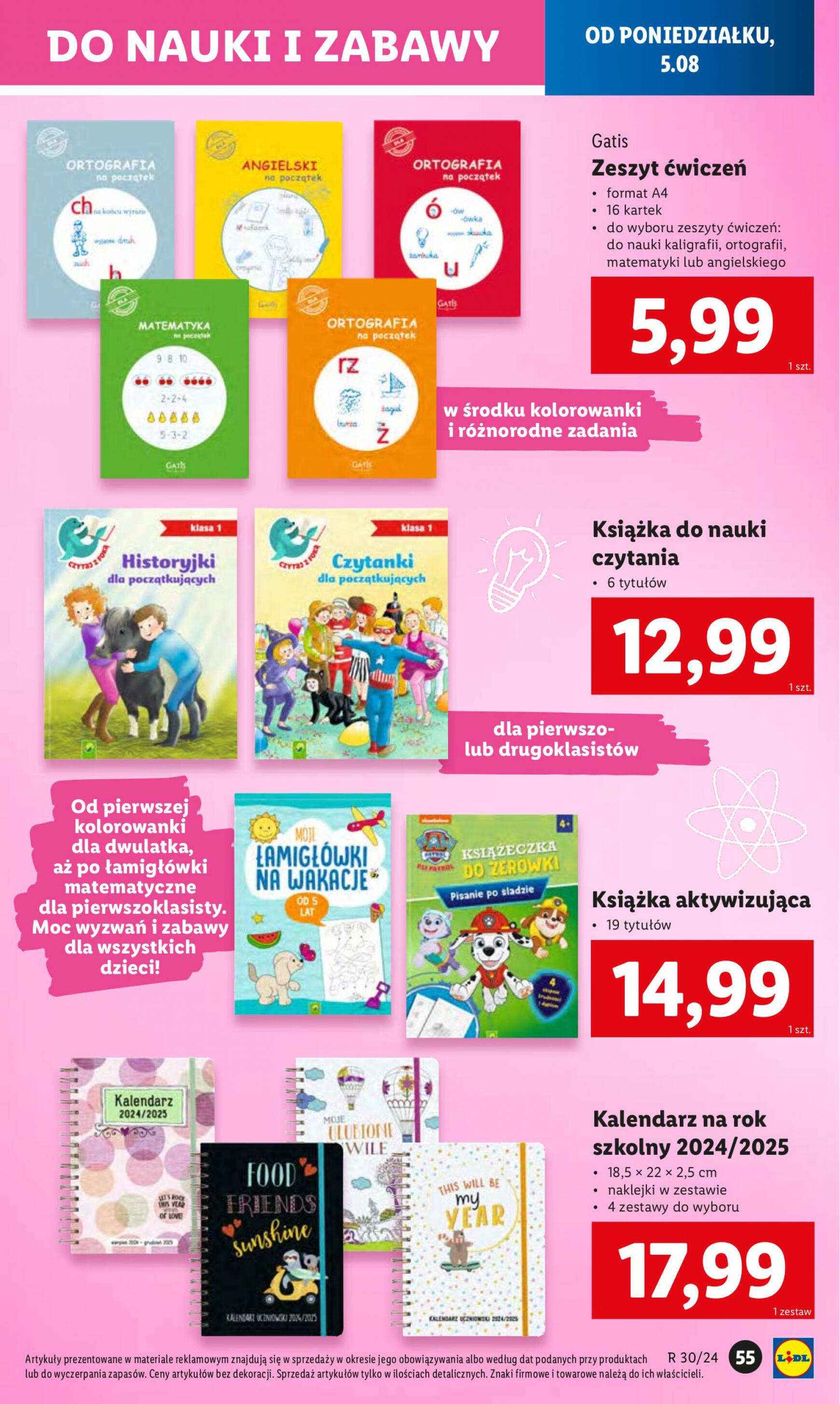 lidl - Lidl - Gotowi do szkoly gazetka aktualna ważna od 22.07. - 04.08. - page: 57