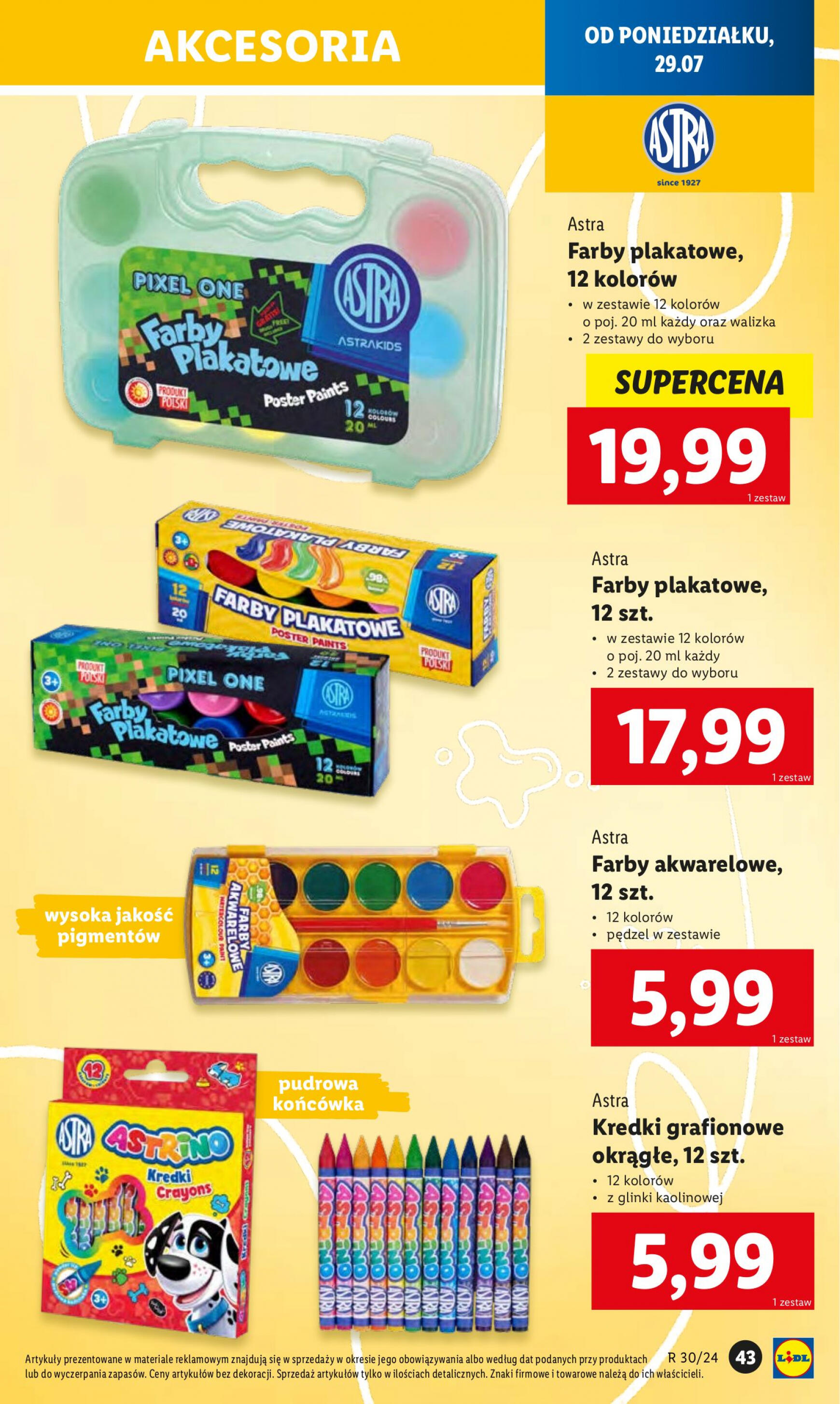 lidl - Lidl - Gotowi do szkoly gazetka aktualna ważna od 22.07. - 04.08. - page: 45