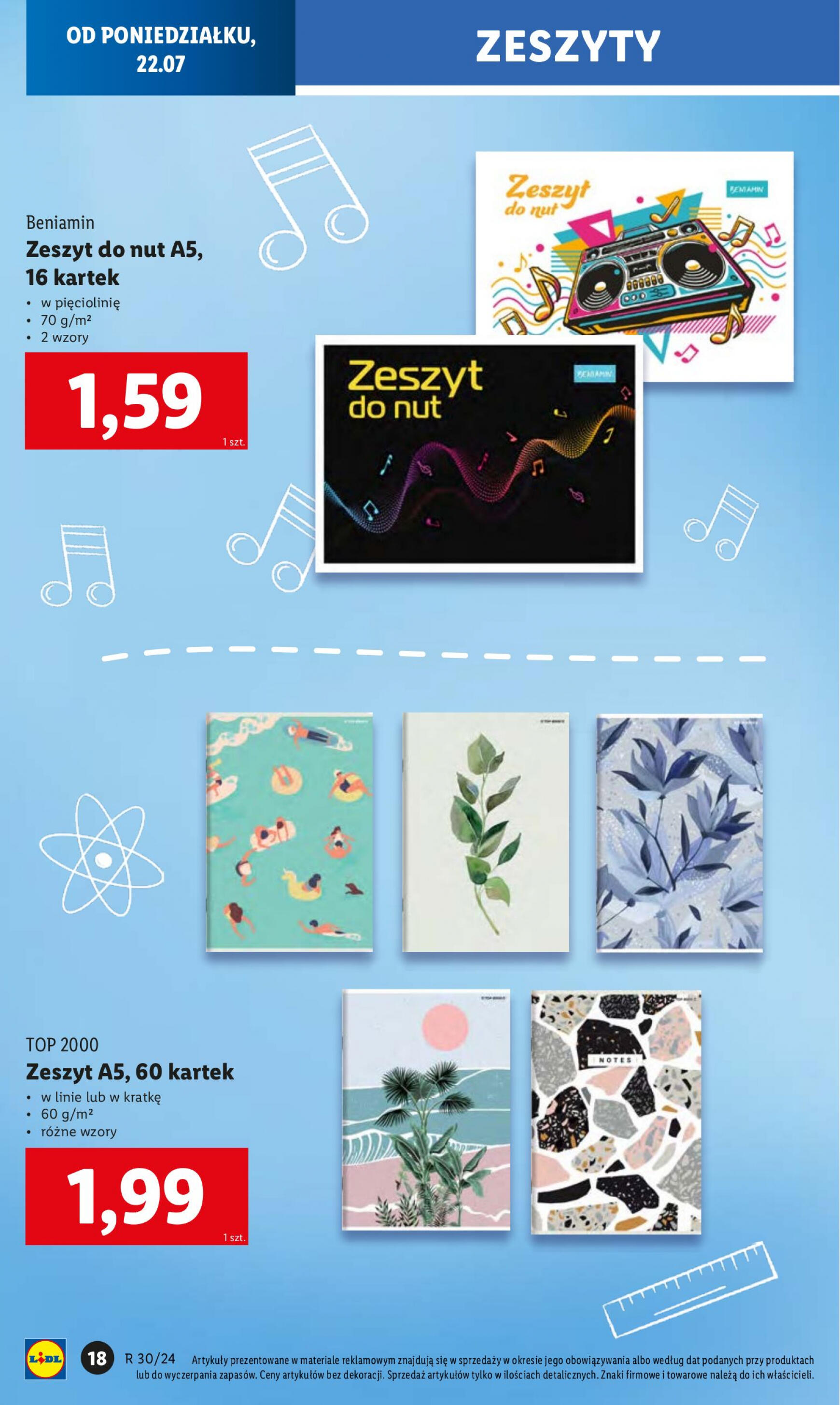 lidl - Lidl - Gotowi do szkoly gazetka aktualna ważna od 22.07. - 04.08. - page: 20