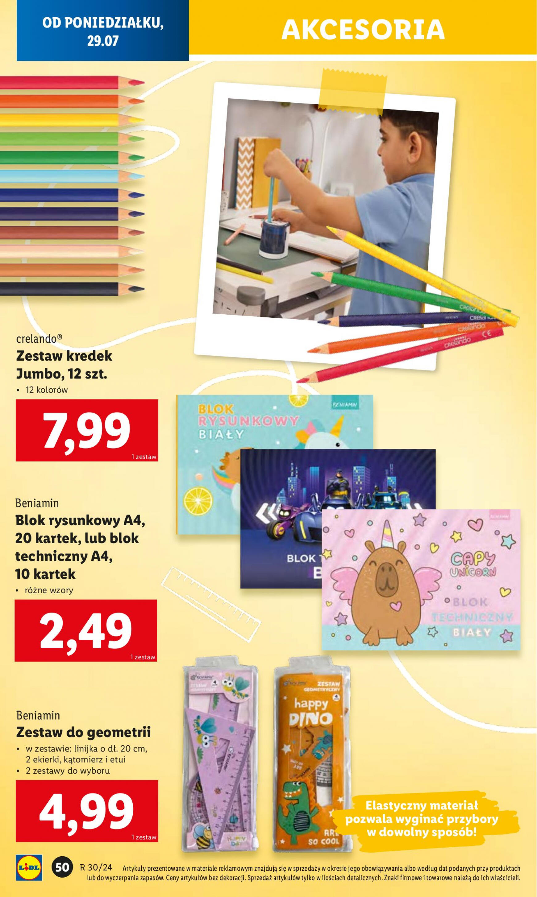 lidl - Lidl - Gotowi do szkoly gazetka aktualna ważna od 22.07. - 04.08. - page: 52