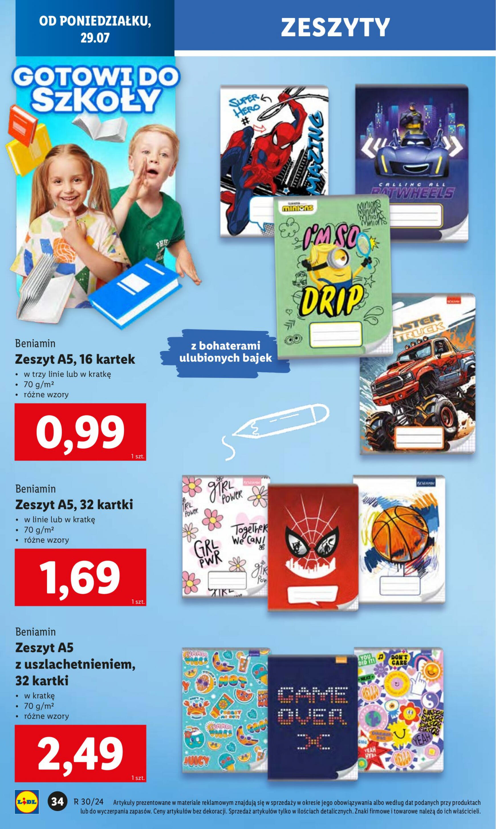 lidl - Lidl - Gotowi do szkoly gazetka aktualna ważna od 22.07. - 04.08. - page: 36