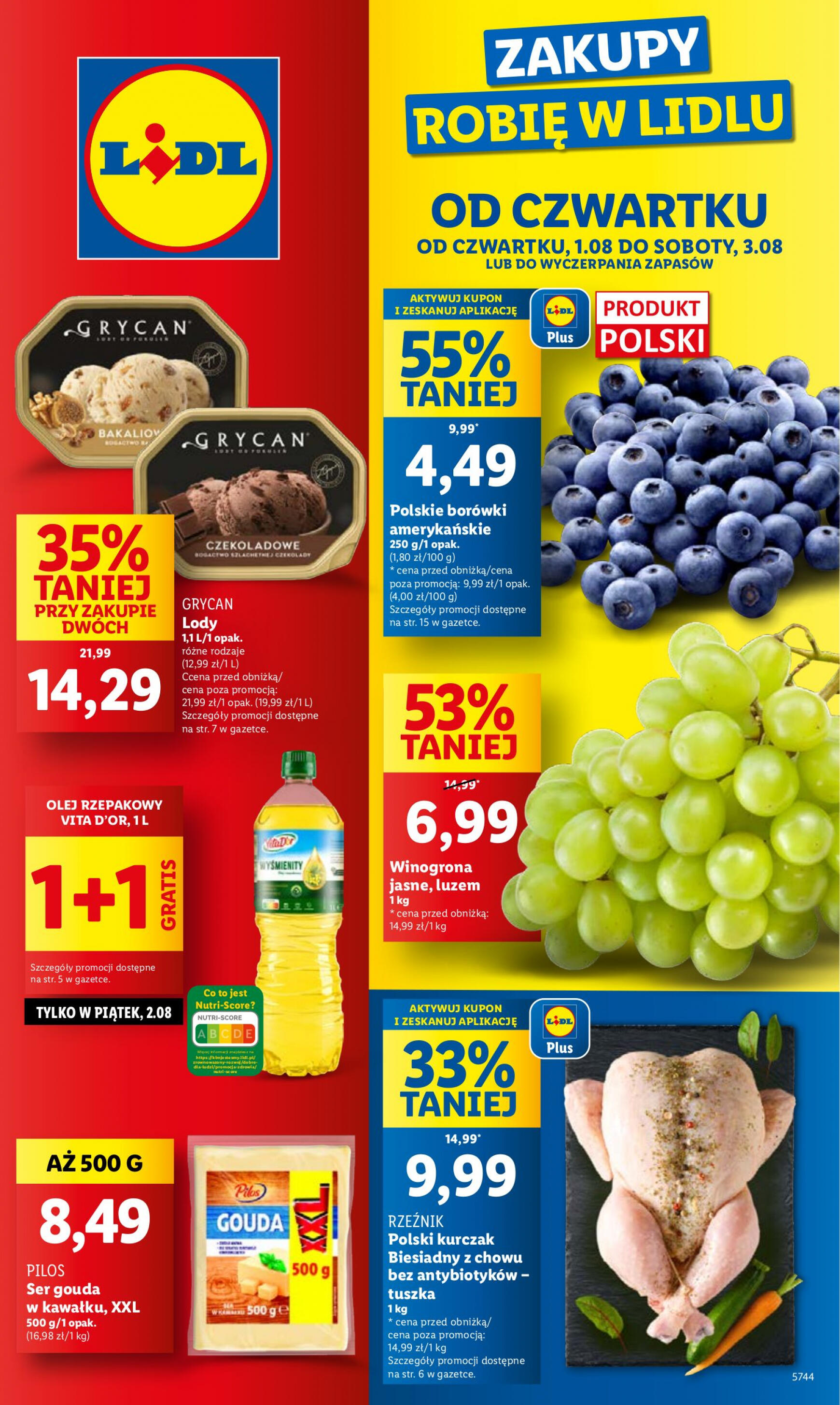 lidl - Lidl gazetka aktualna ważna od 01.08. - 03.08. - page: 1