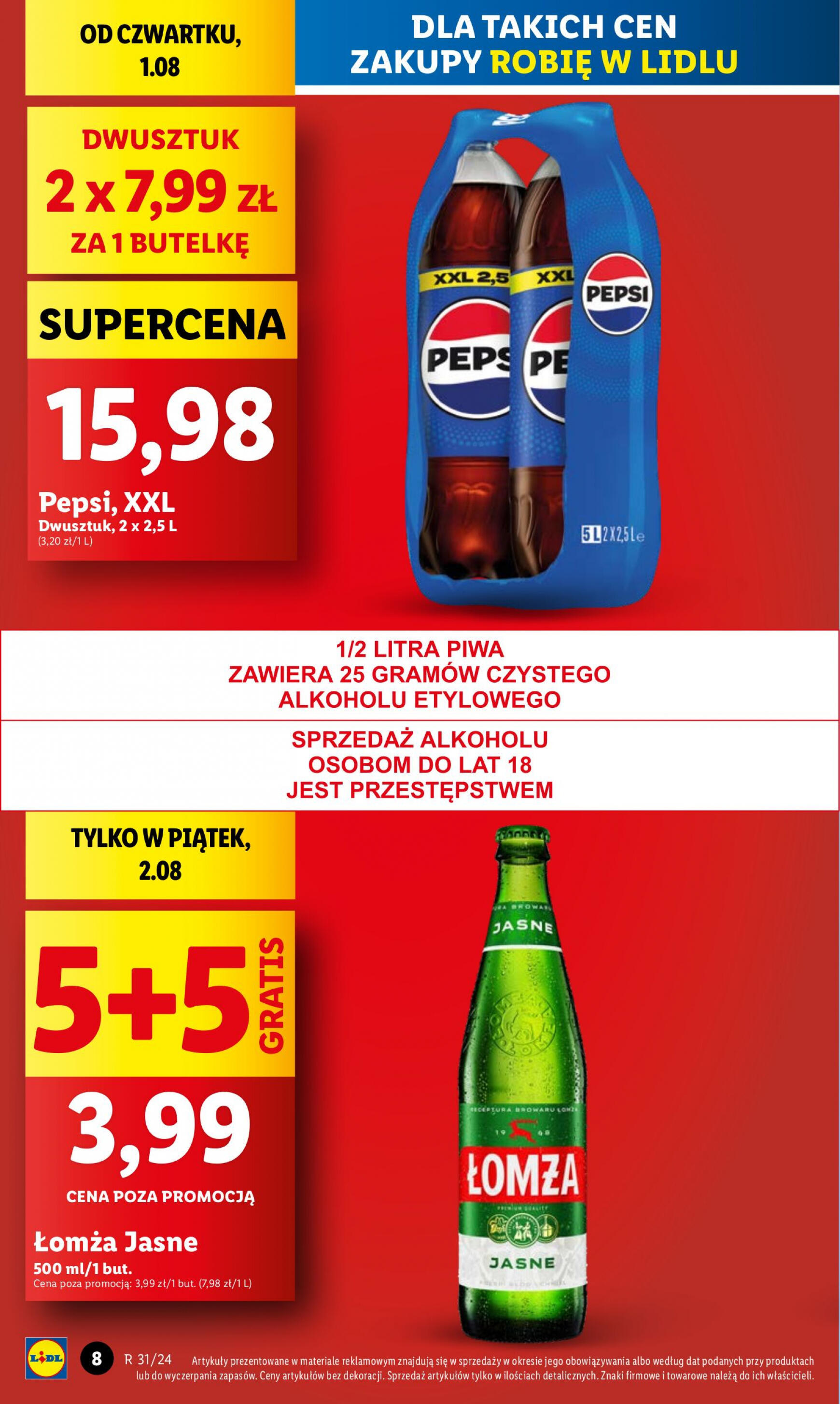 lidl - Lidl gazetka aktualna ważna od 01.08. - 03.08. - page: 8