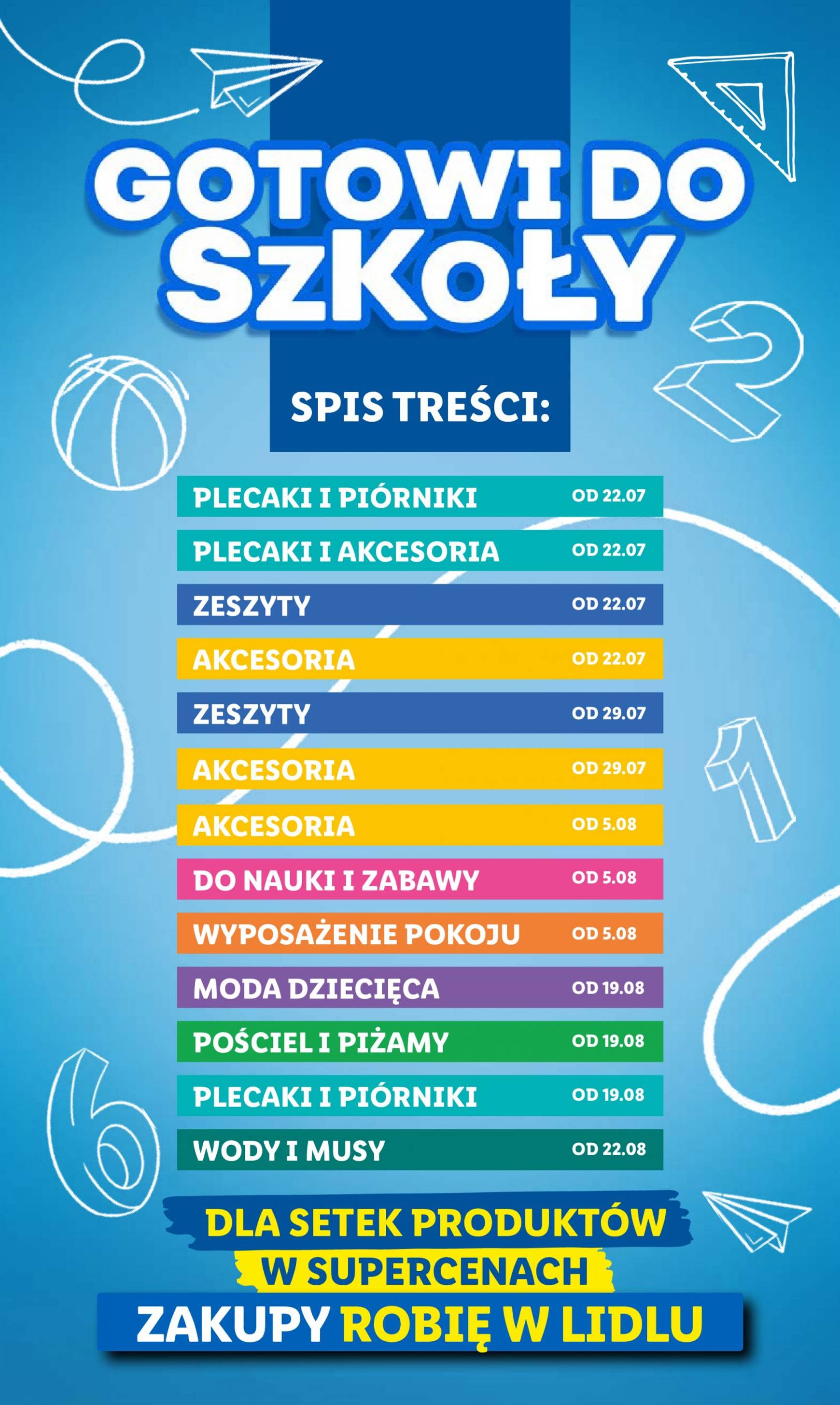 lidl - Aktualna Lidl - Gotowi do szkoly gazetka ważna od 22.07. - 14.09. - page: 3