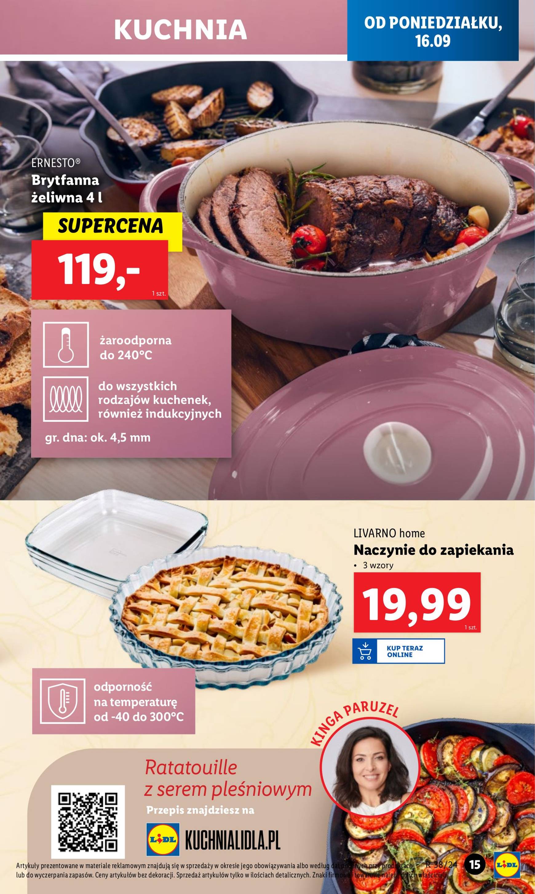 lidl - Aktualna Lidl - Katalog Okazji gazetka ważna od 16.09. - 21.09. - page: 17