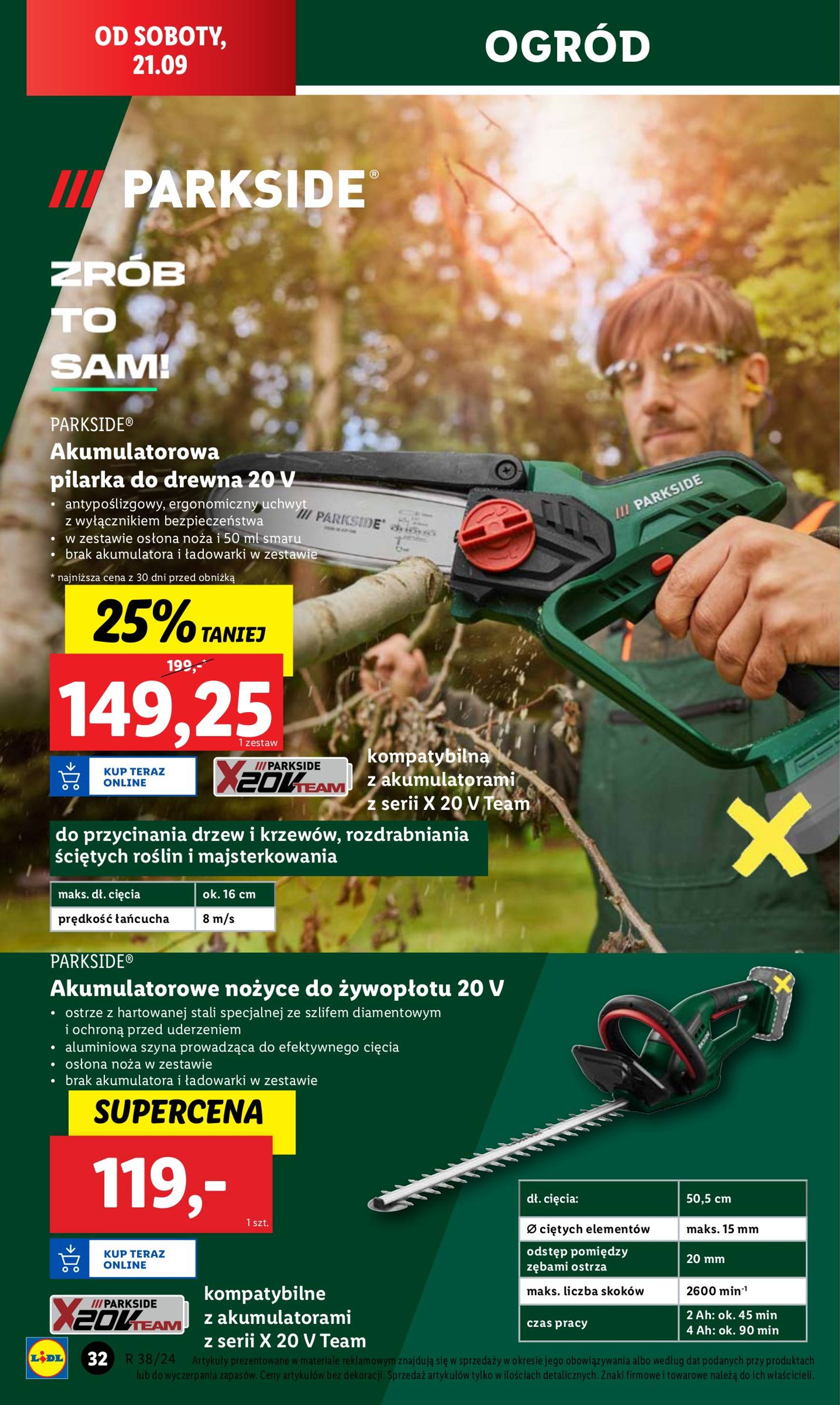 lidl - Aktualna Lidl - Katalog Okazji gazetka ważna od 16.09. - 21.09. - page: 38