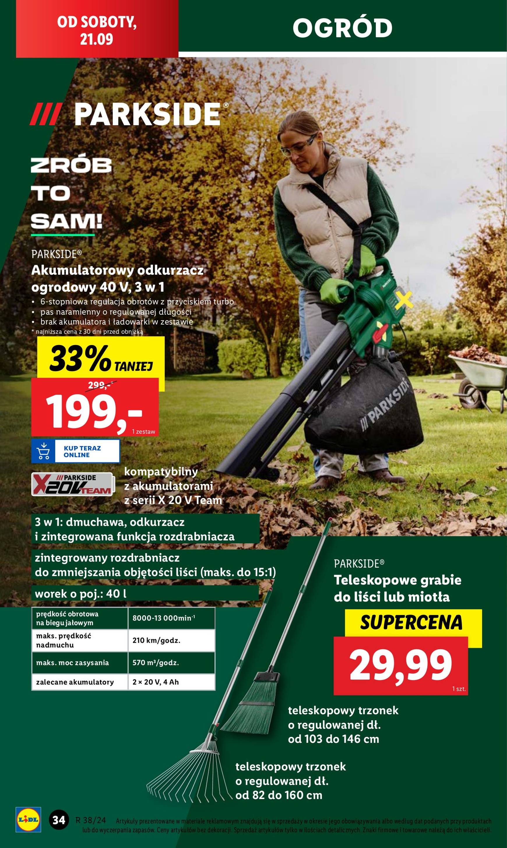 lidl - Aktualna Lidl - Katalog Okazji gazetka ważna od 16.09. - 21.09. - page: 40