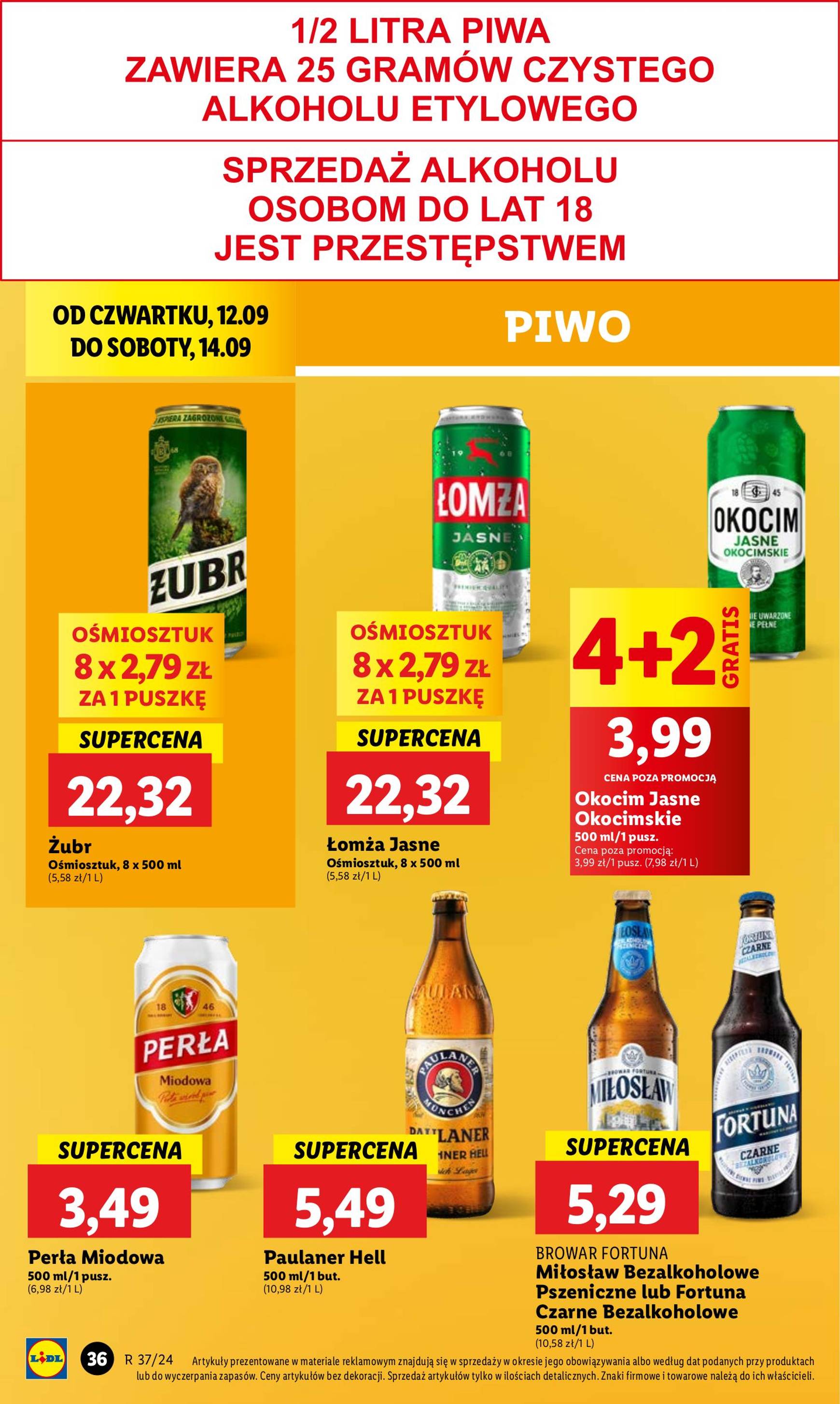 lidl - Aktualna Lidl gazetka ważna od 12.09. - 14.09. - page: 38