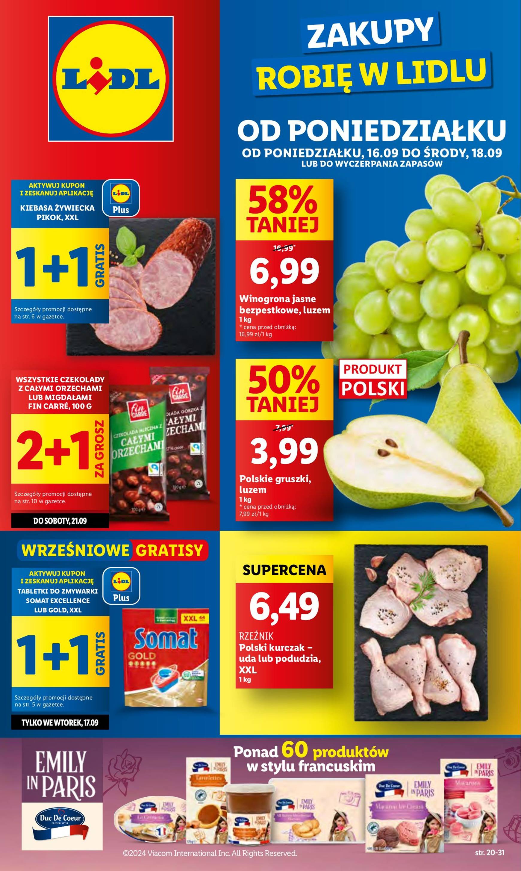 lidl - Aktualna Lidl gazetka ważna od 16.09. - 18.09.