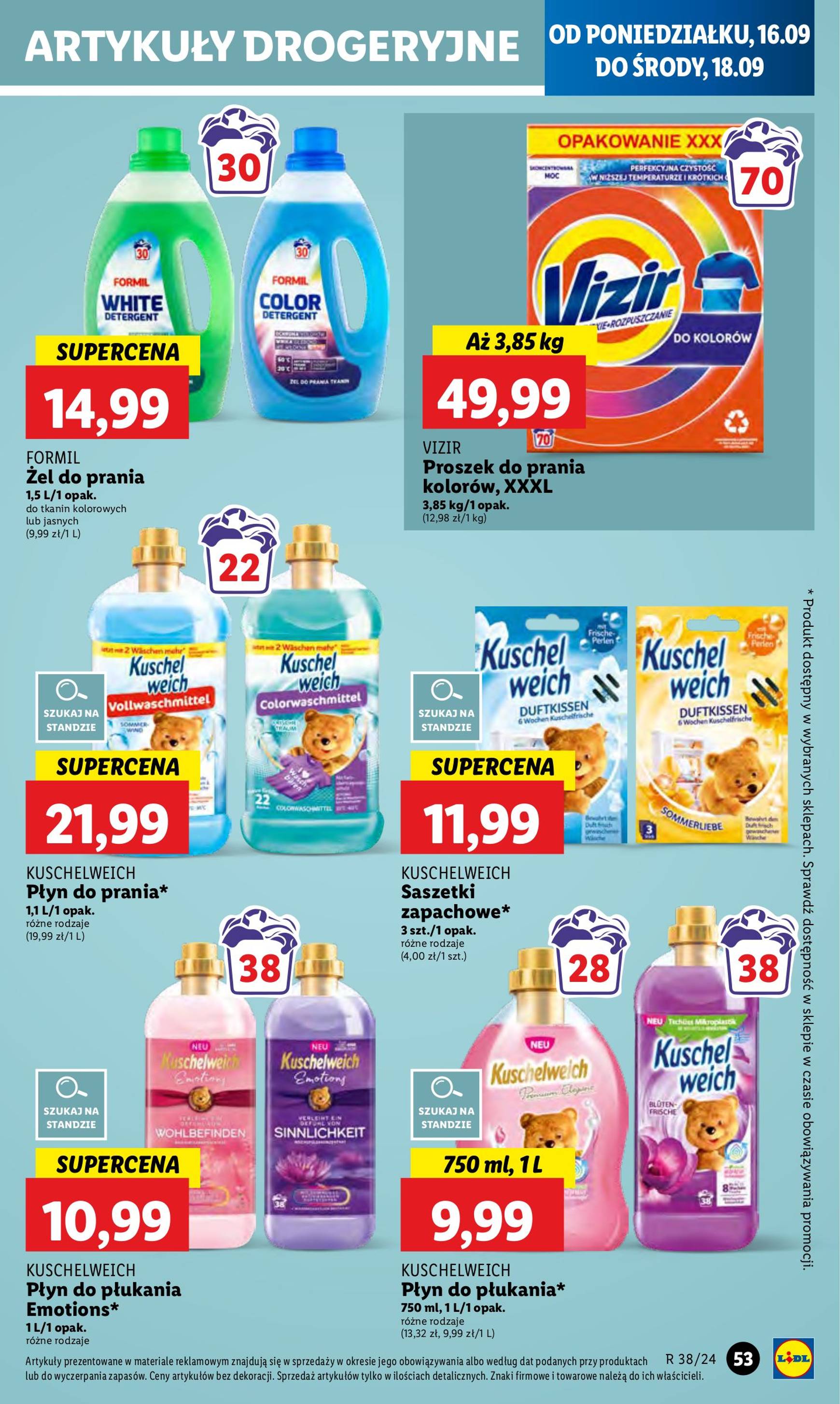 lidl - Aktualna Lidl gazetka ważna od 16.09. - 18.09. - page: 59