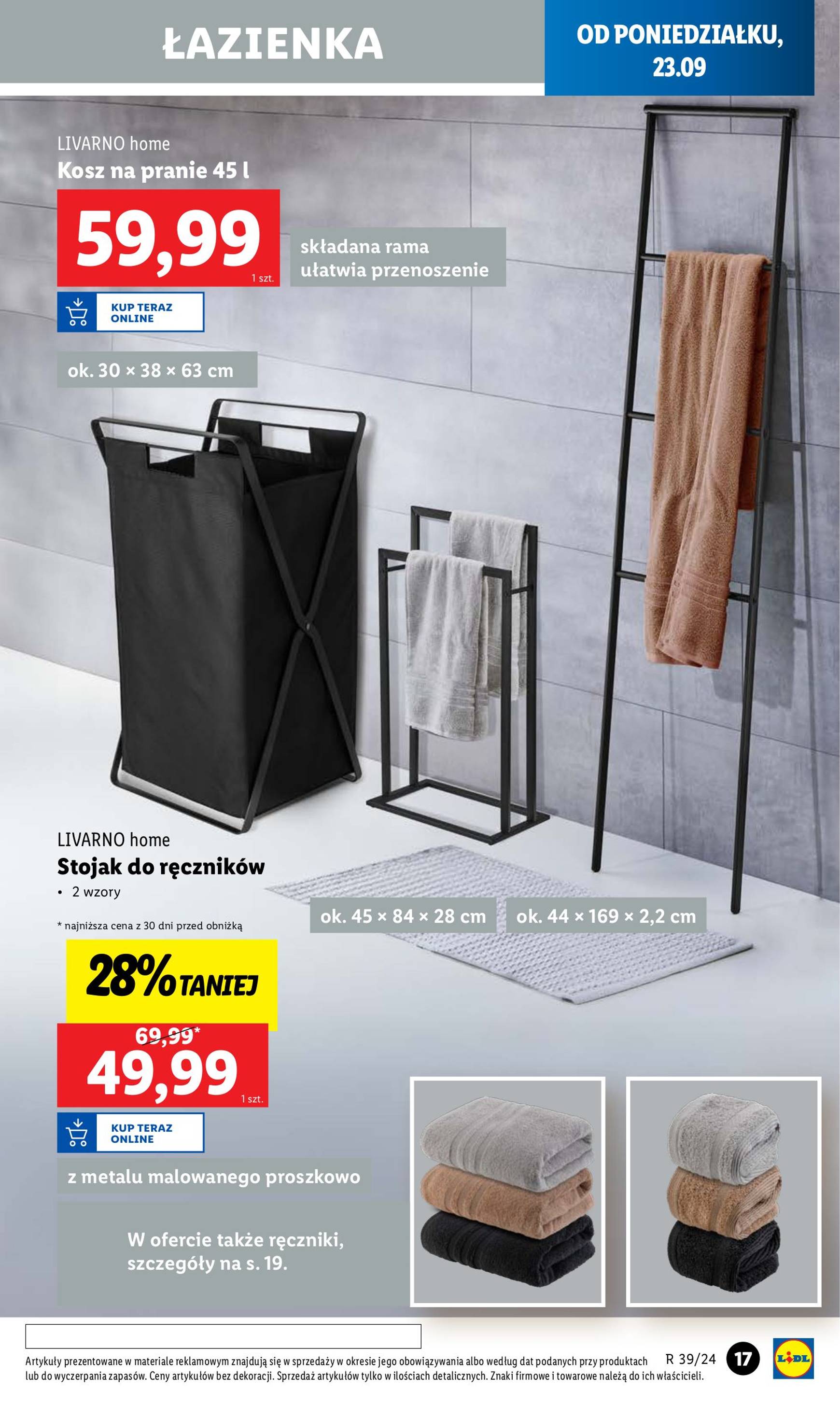 lidl - Aktualna Lidl - Katalog Okazji gazetka ważna od 23.09. - 28.09. - page: 21