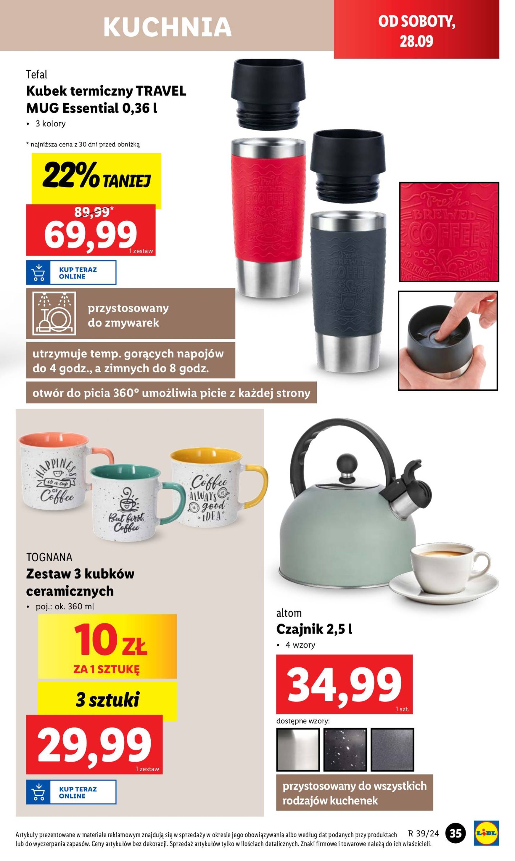 lidl - Aktualna Lidl - Katalog Okazji gazetka ważna od 23.09. - 28.09. - page: 39