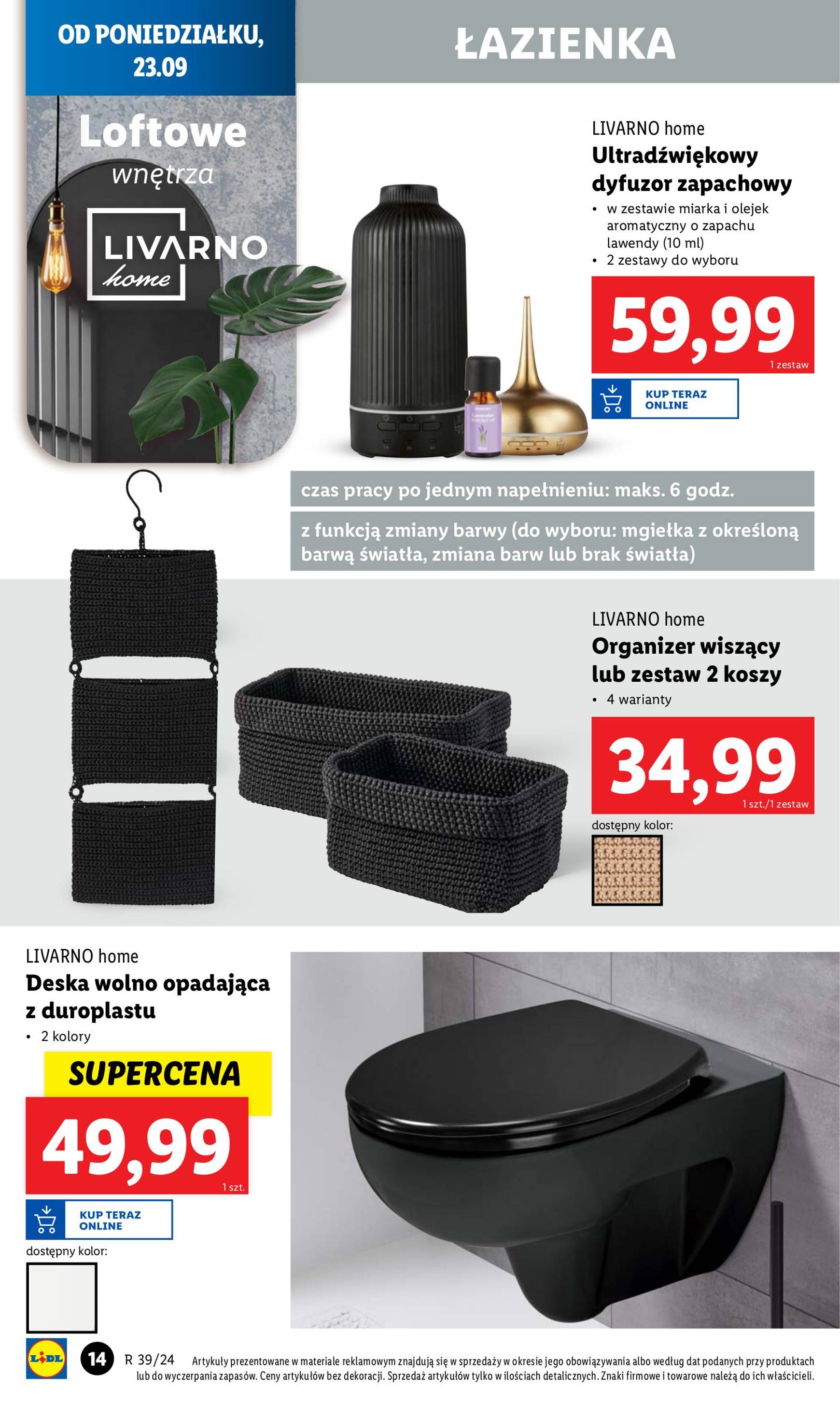 lidl - Aktualna Lidl - Katalog Okazji gazetka ważna od 23.09. - 28.09. - page: 18