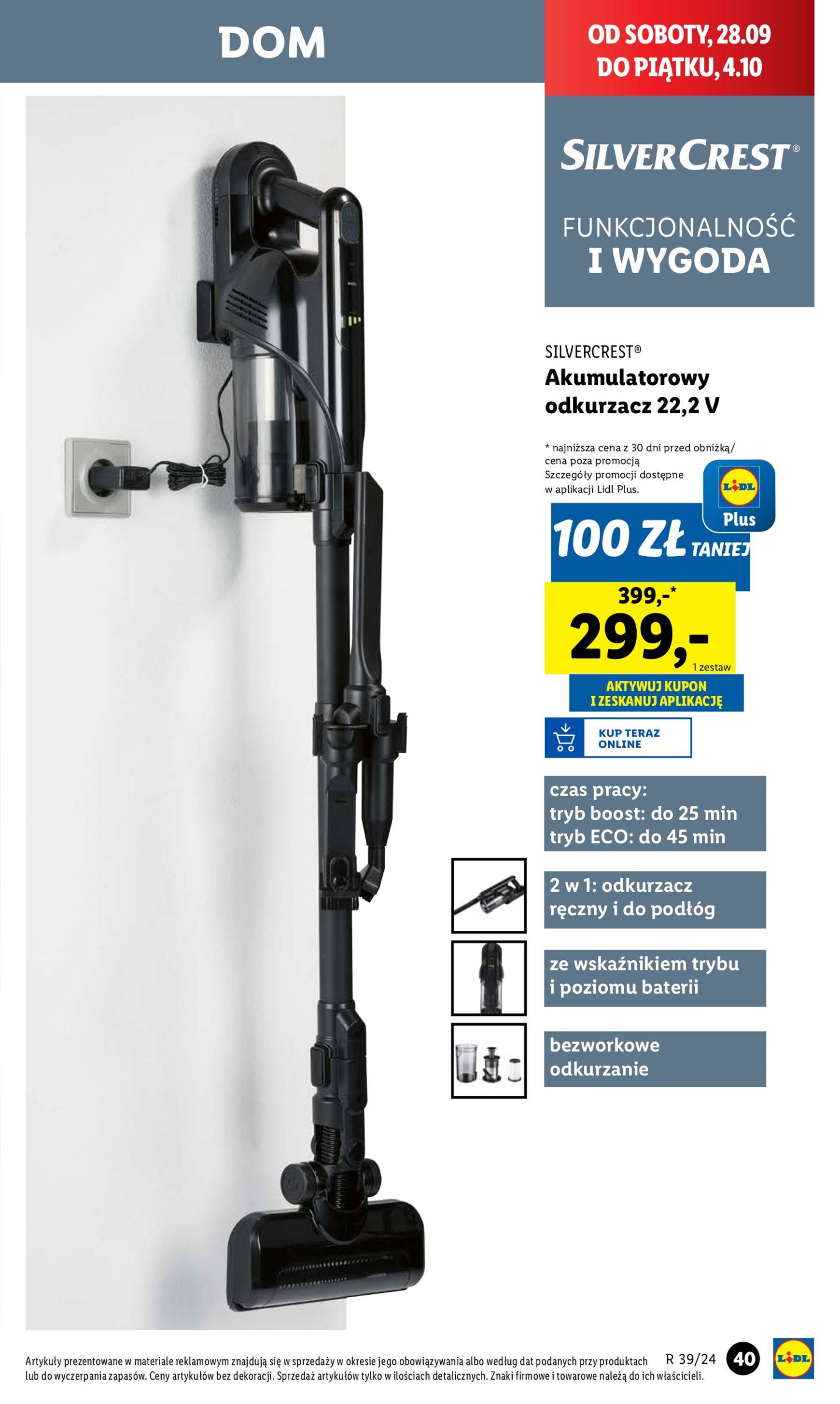 lidl - Aktualna Lidl - Katalog Okazji gazetka ważna od 23.09. - 28.09. - page: 44