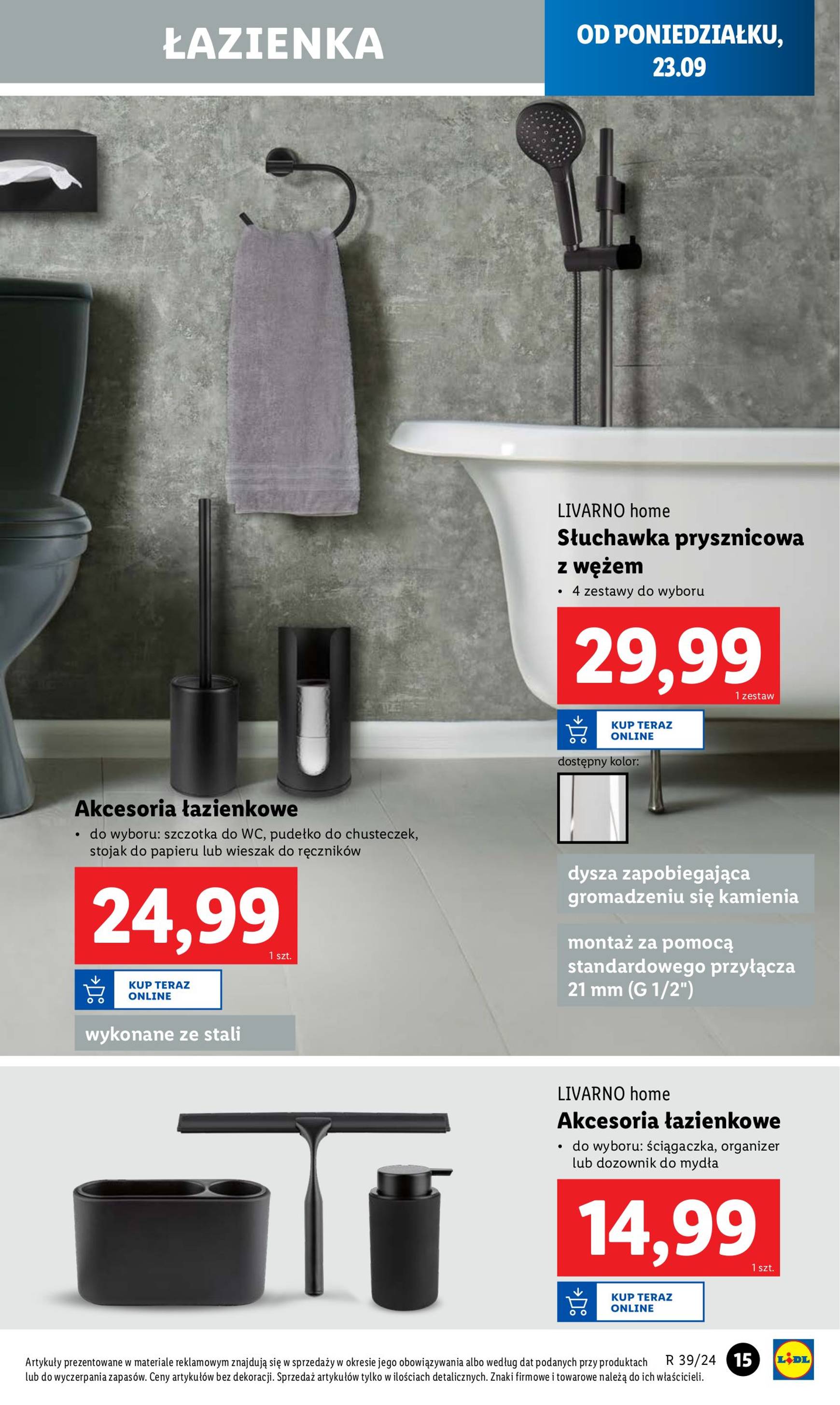 lidl - Aktualna Lidl - Katalog Okazji gazetka ważna od 23.09. - 28.09. - page: 19