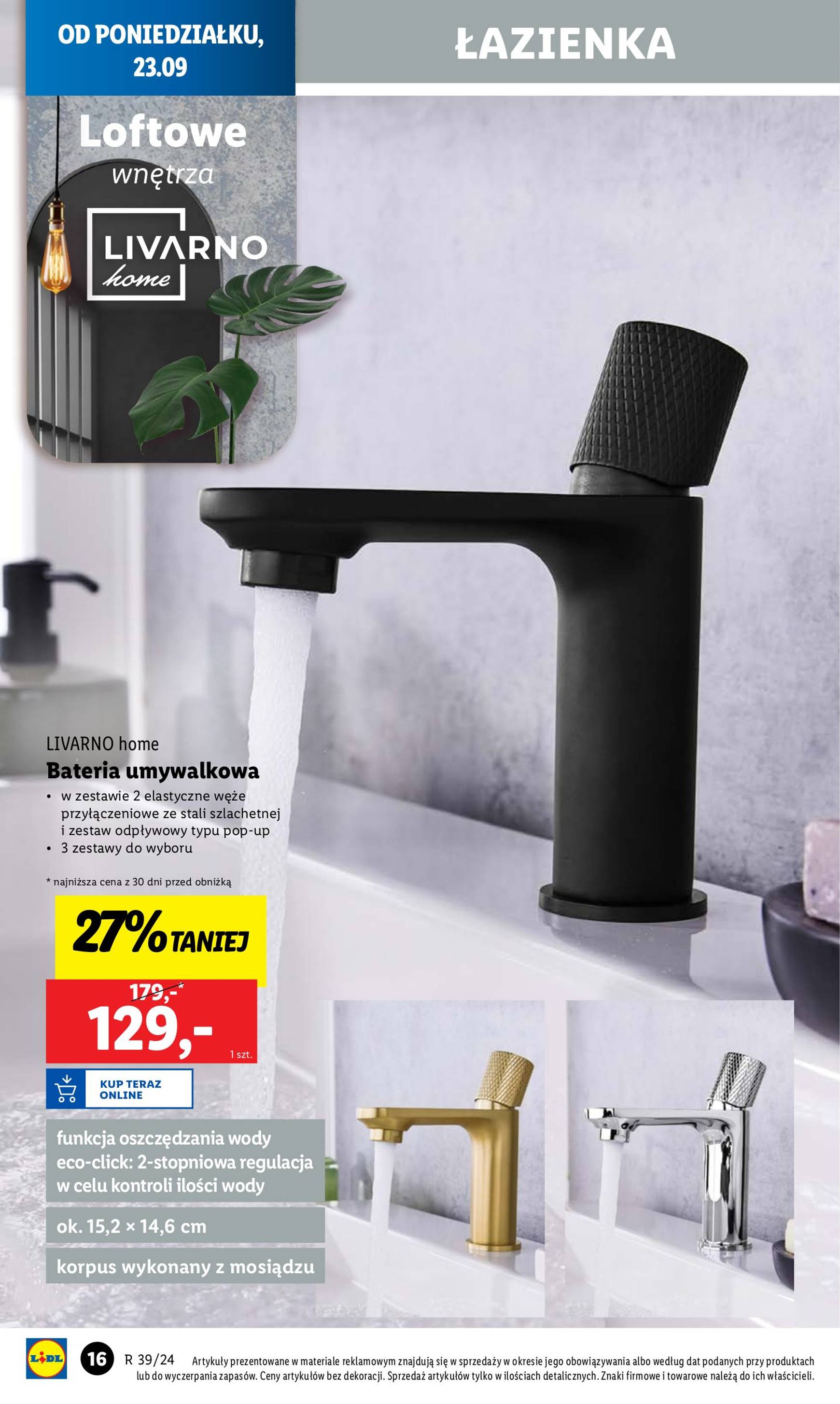 lidl - Aktualna Lidl - Katalog Okazji gazetka ważna od 23.09. - 28.09. - page: 20