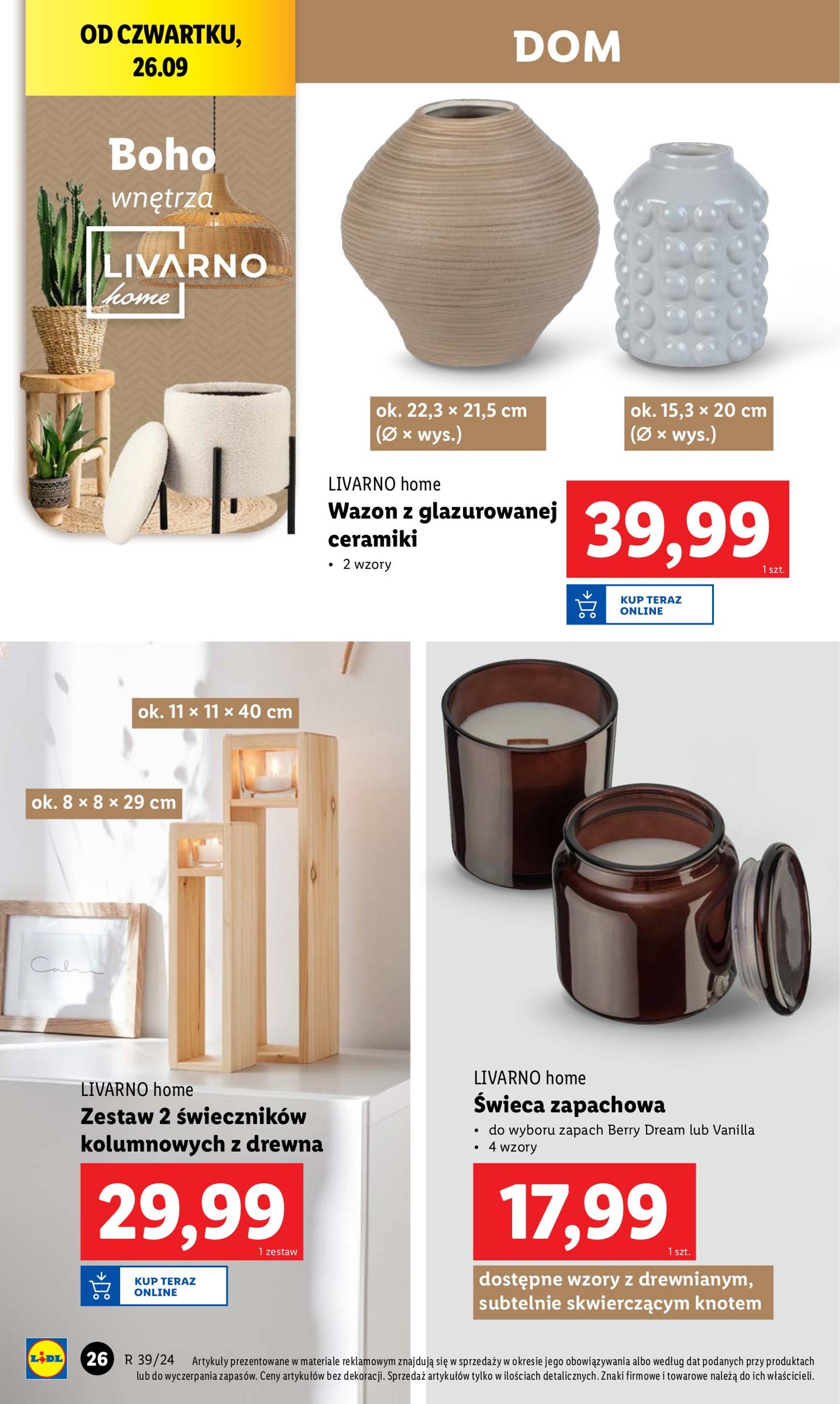 lidl - Aktualna Lidl - Katalog Okazji gazetka ważna od 23.09. - 28.09. - page: 30