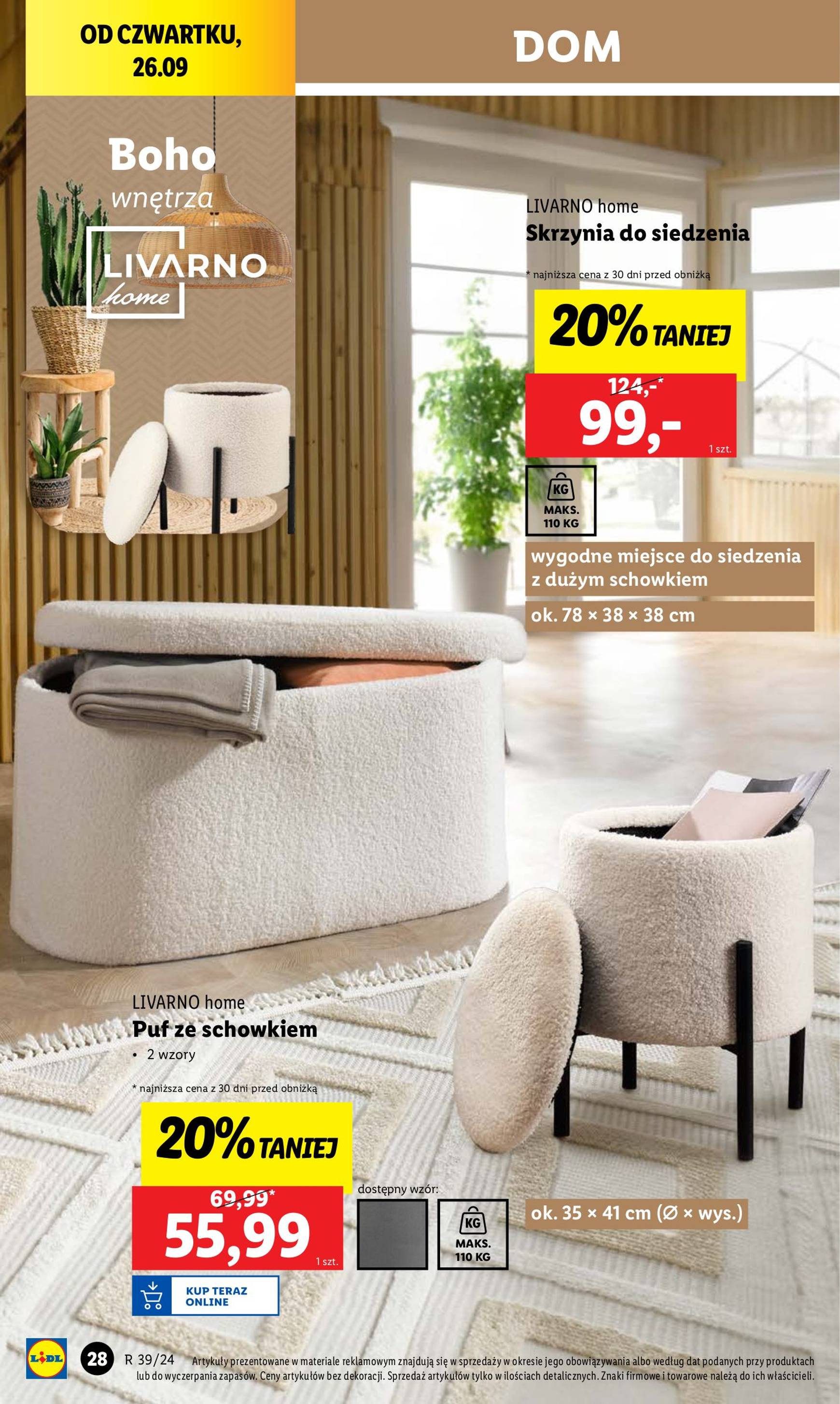 lidl - Aktualna Lidl - Katalog Okazji gazetka ważna od 23.09. - 28.09. - page: 32