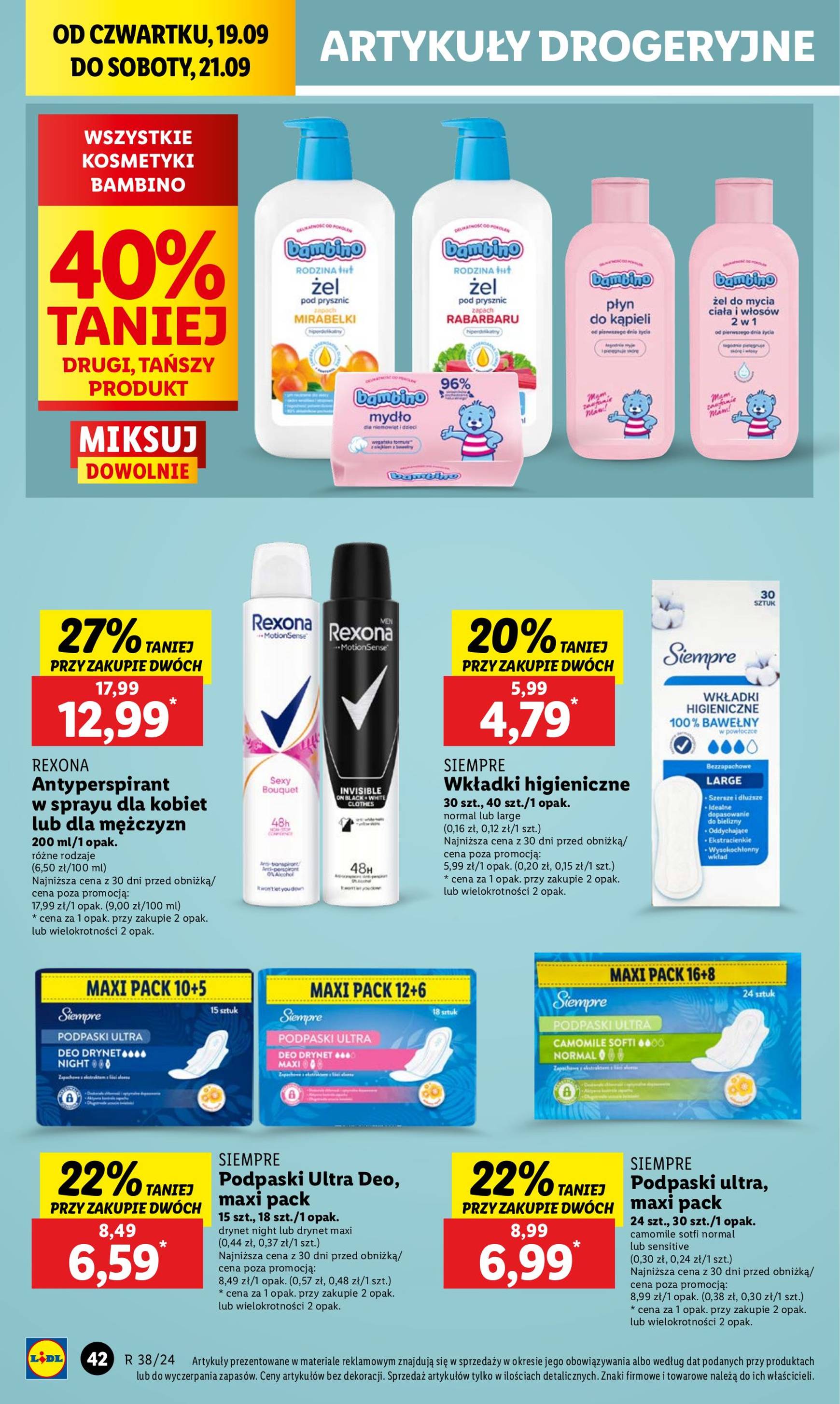 lidl - Aktualna Lidl gazetka ważna od 19.09. - 21.09. - page: 46