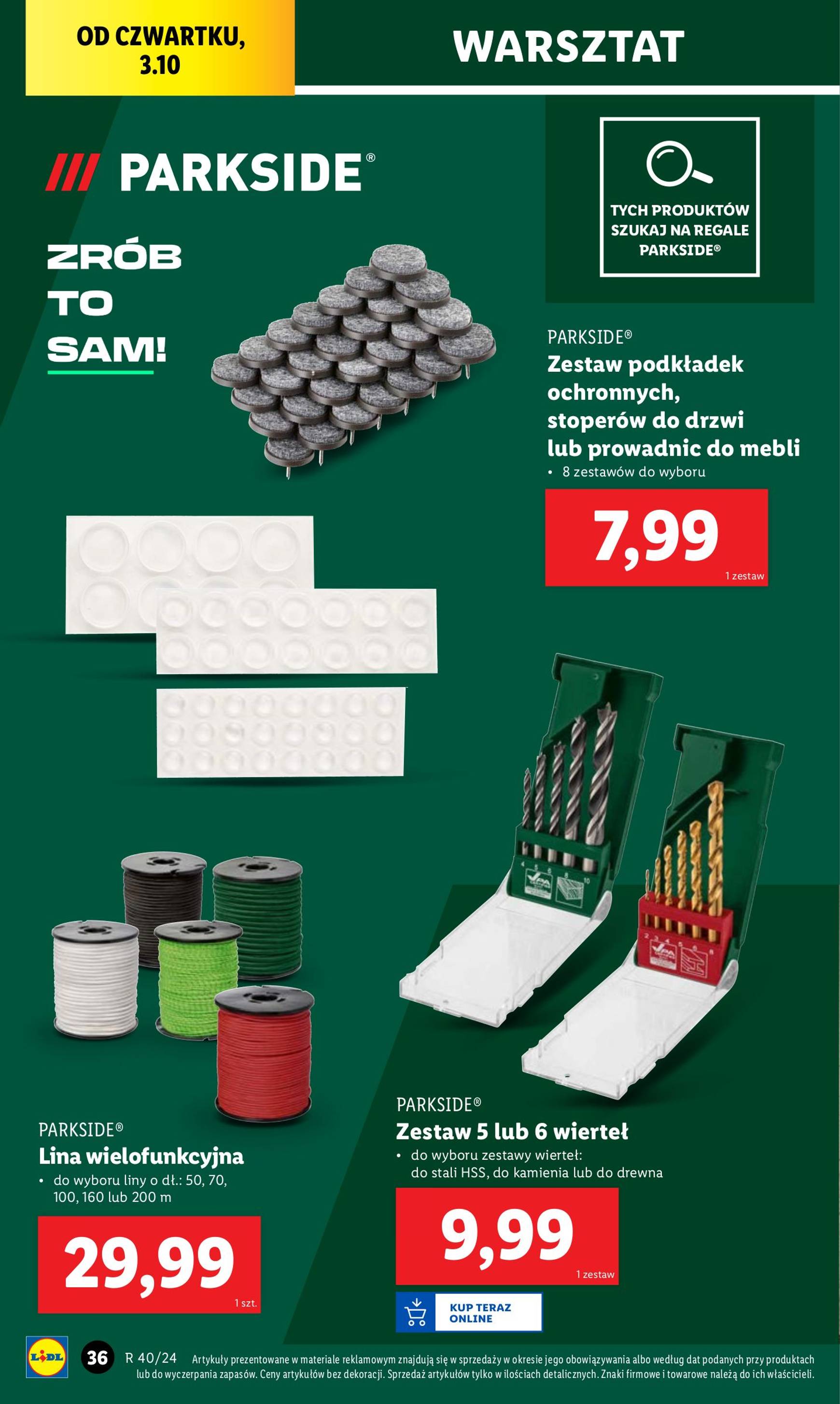 lidl - Aktualna Lidl - Katalog okazji gazetka ważna od 30.09. - 05.10. - page: 40