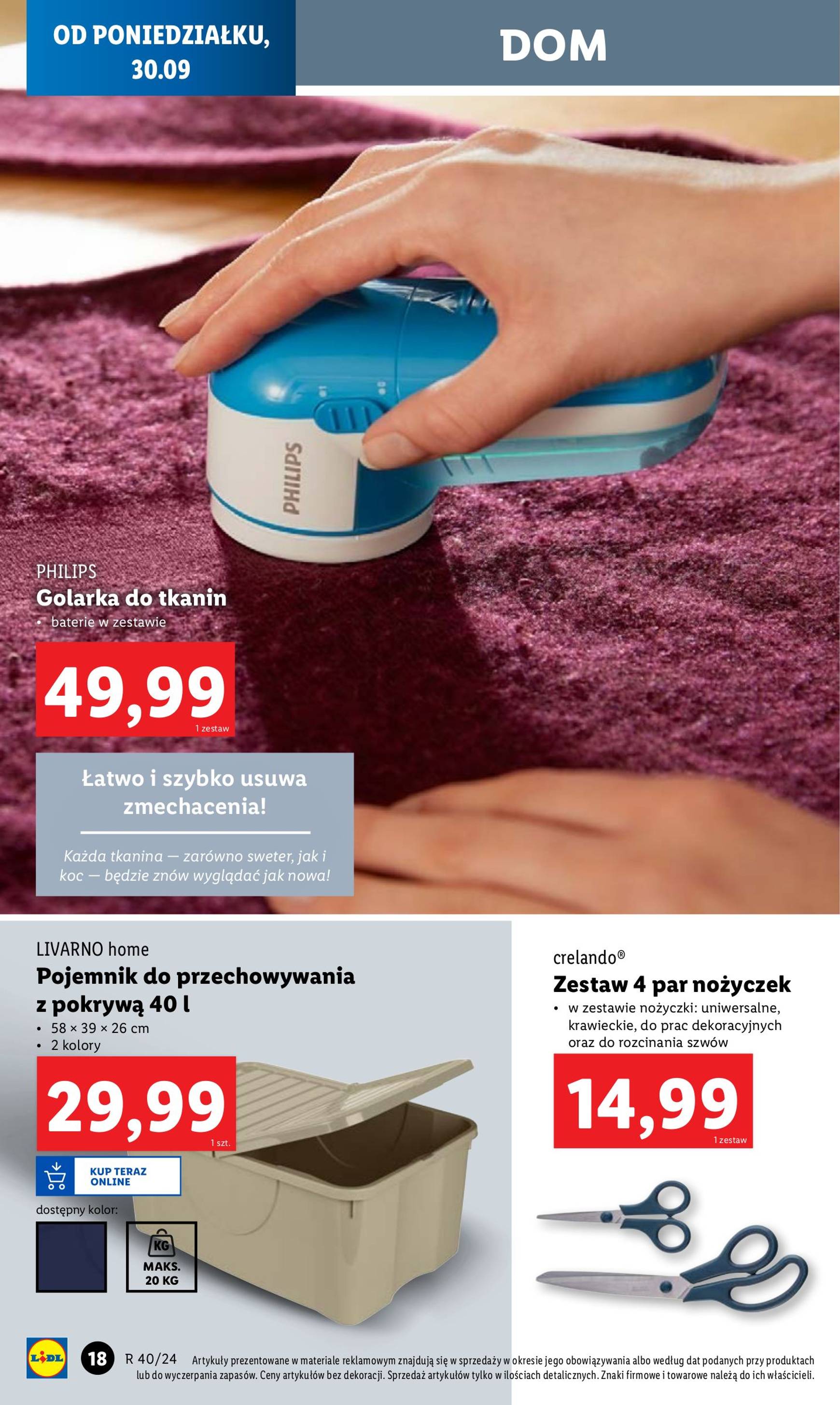 lidl - Aktualna Lidl - Katalog okazji gazetka ważna od 30.09. - 05.10. - page: 20