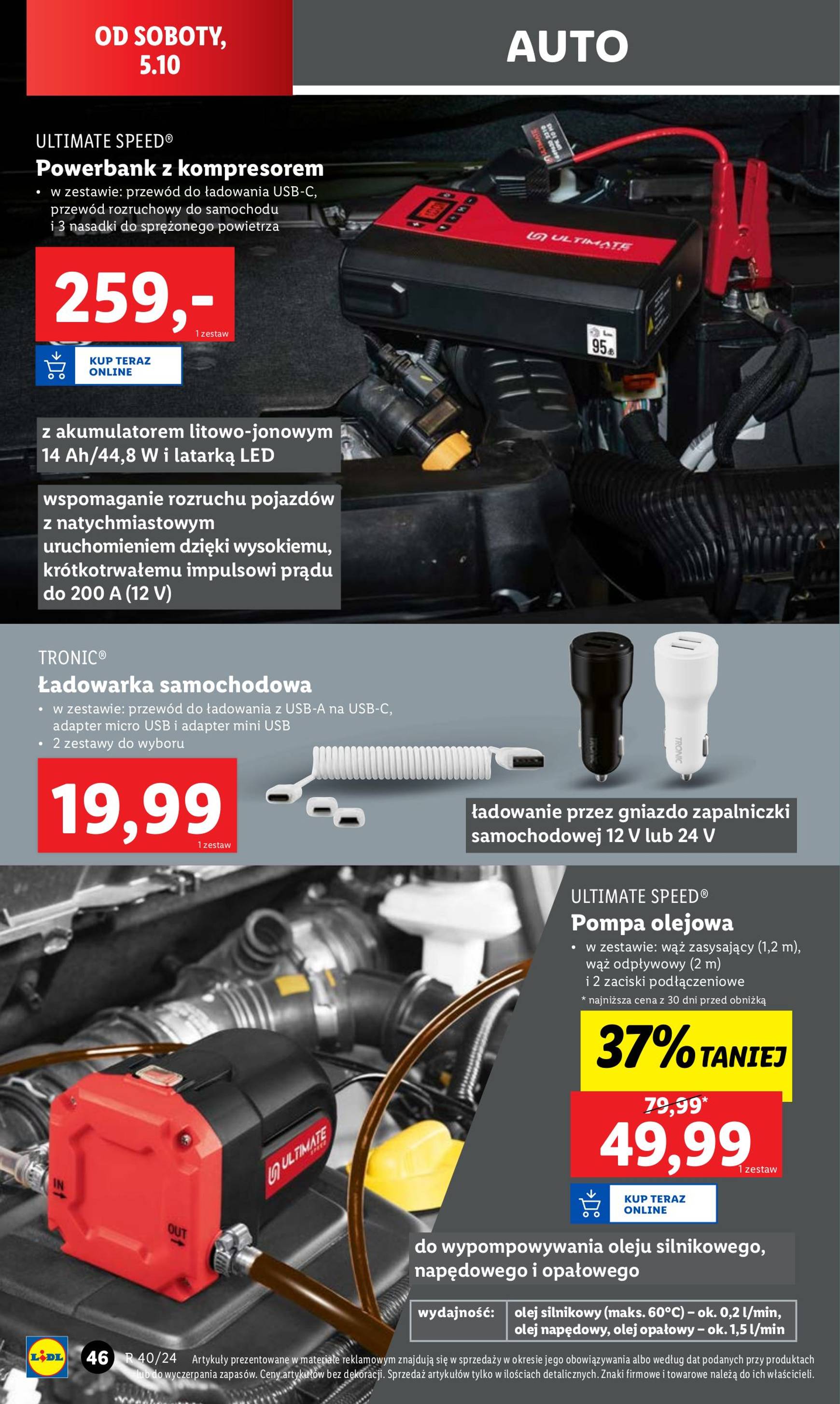 lidl - Aktualna Lidl - Katalog okazji gazetka ważna od 30.09. - 05.10. - page: 50