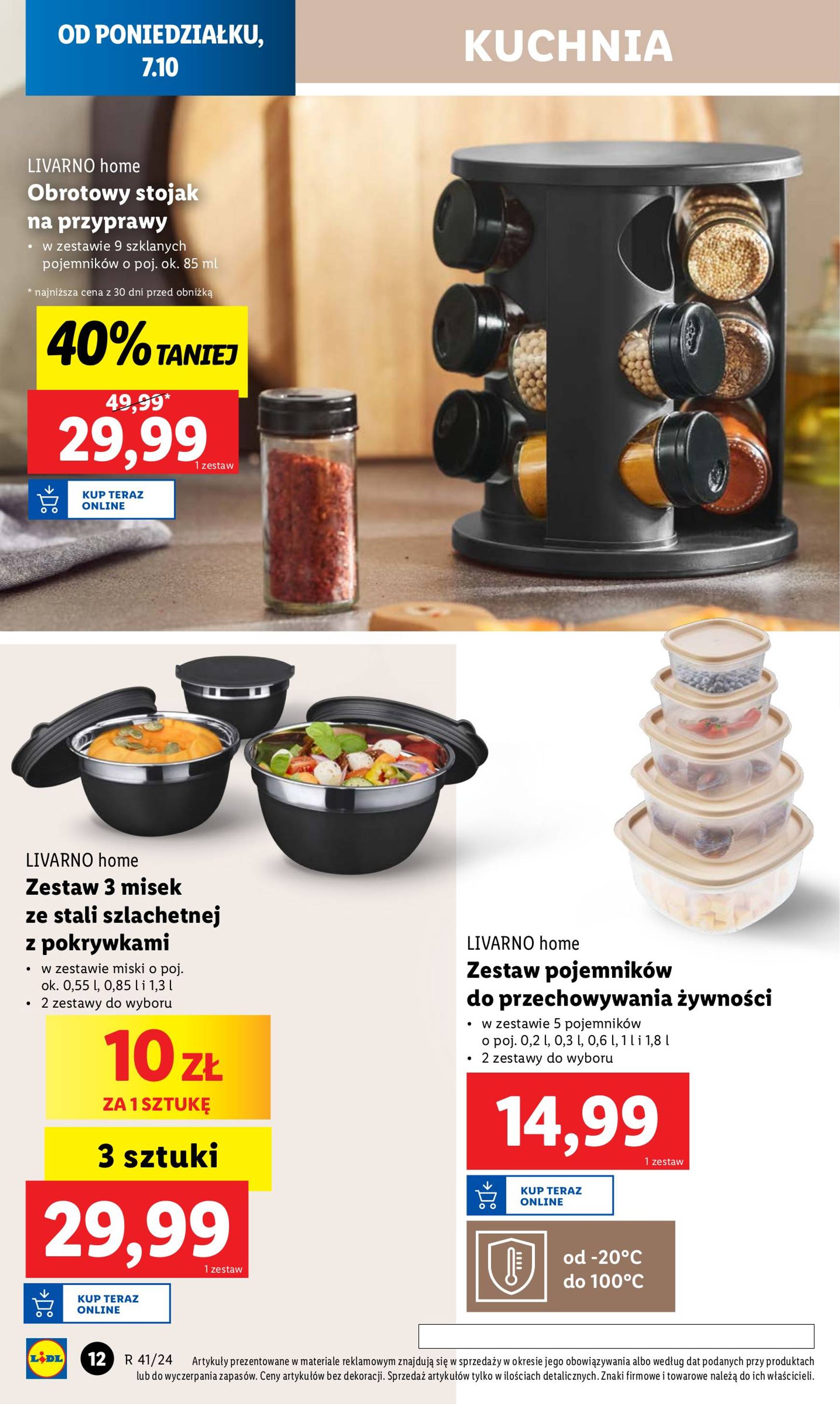 lidl - Aktualna Lidl - Katalog Okazji gazetka ważna od 07.10. - 12.10. - page: 16