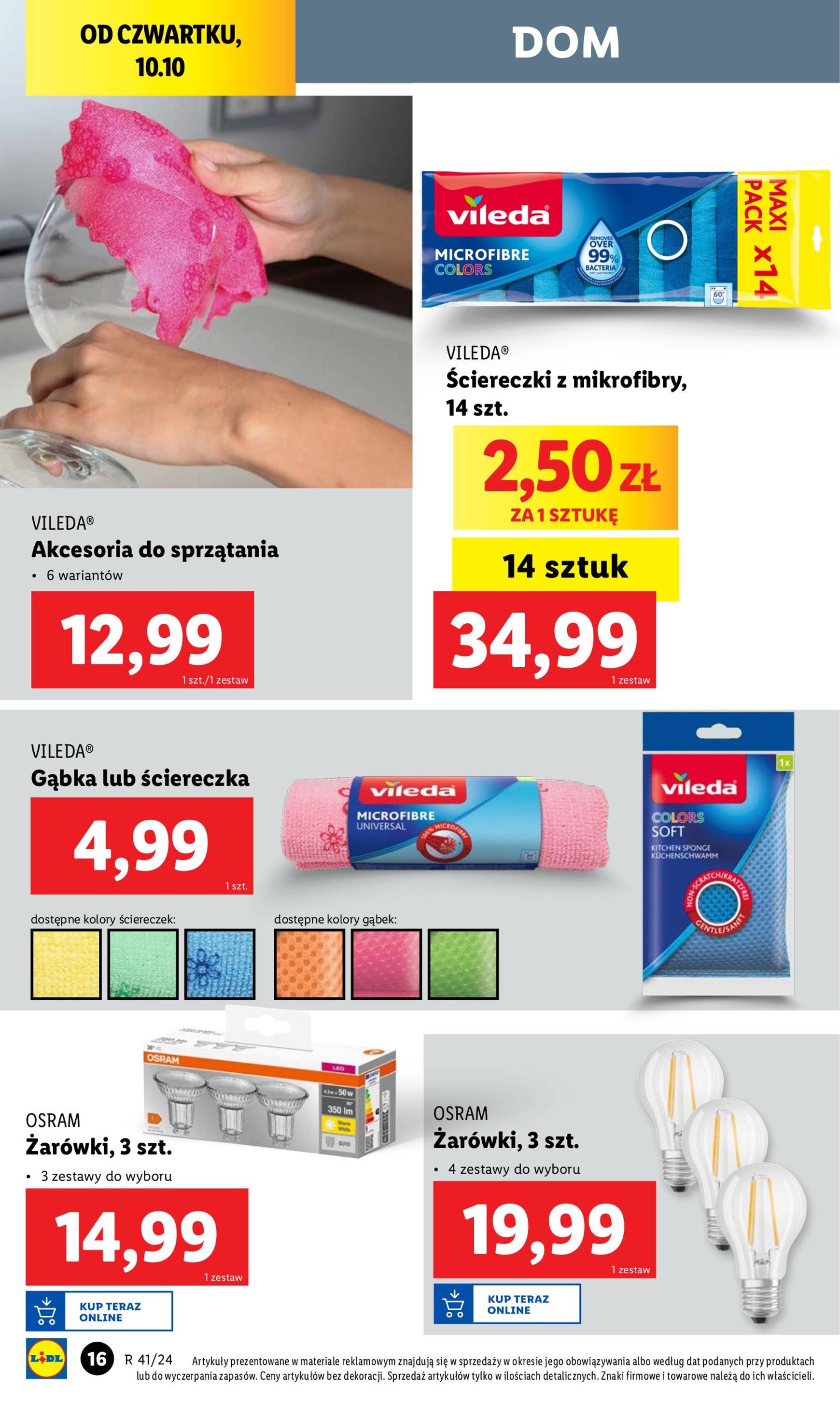 lidl - Aktualna Lidl - Katalog Okazji gazetka ważna od 07.10. - 12.10. - page: 20