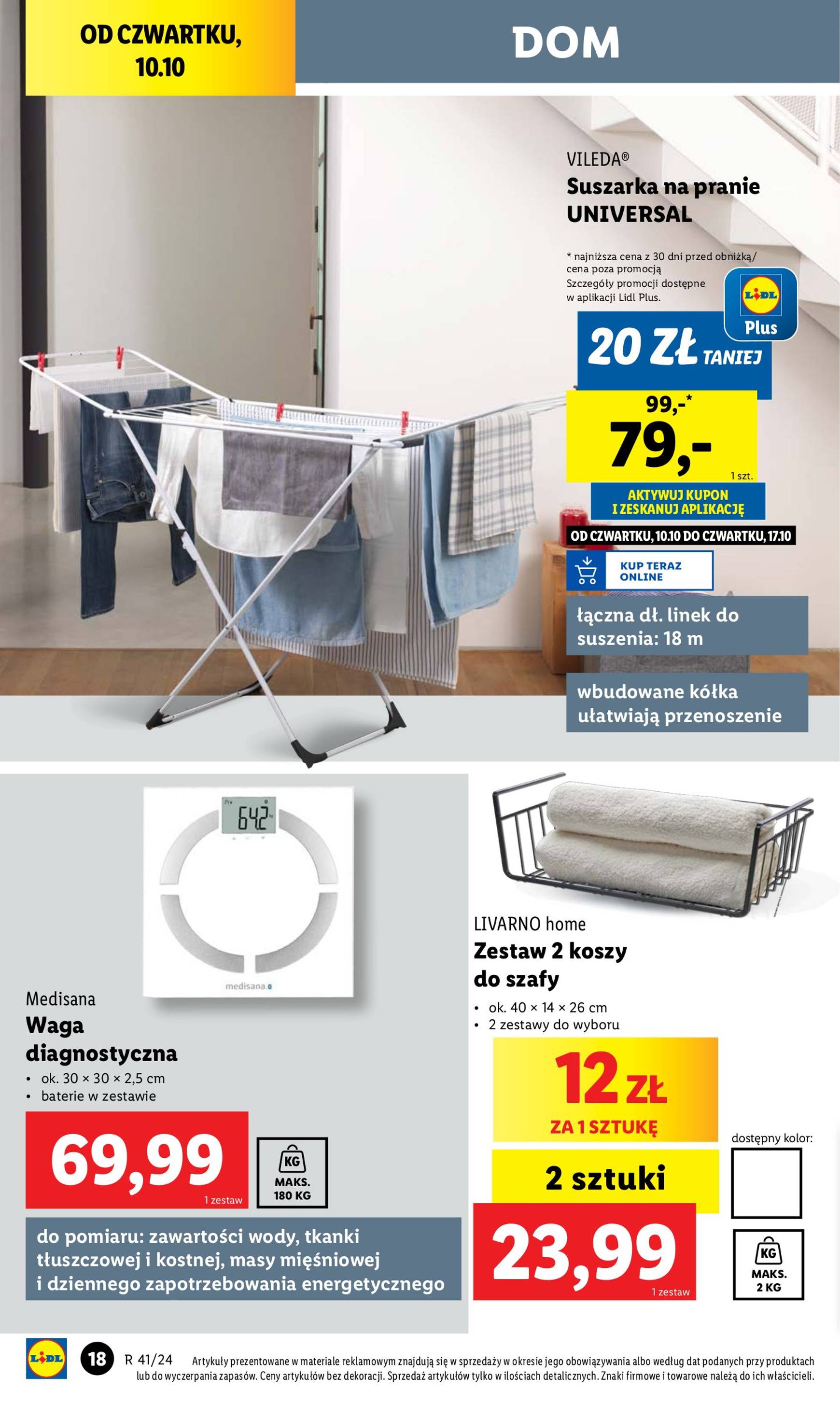 lidl - Aktualna Lidl - Katalog Okazji gazetka ważna od 07.10. - 12.10. - page: 22