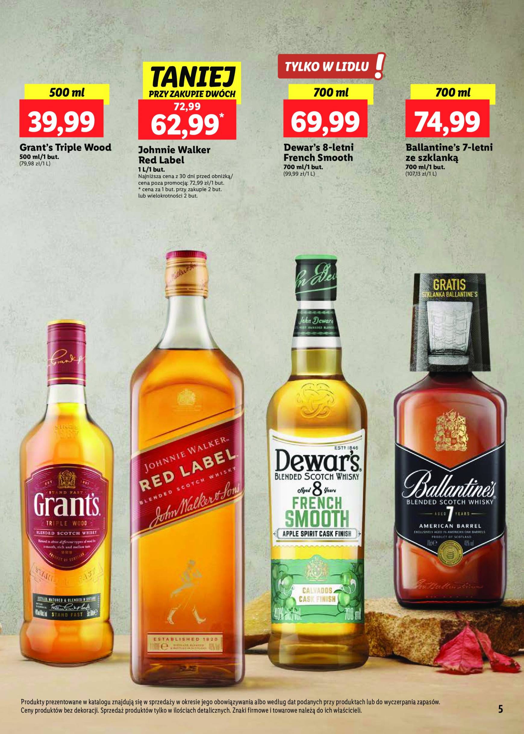 lidl - Aktualna Lidl - Katalog alkoholi mocnych gazetka ważna od 30.09. - 26.10. - page: 5