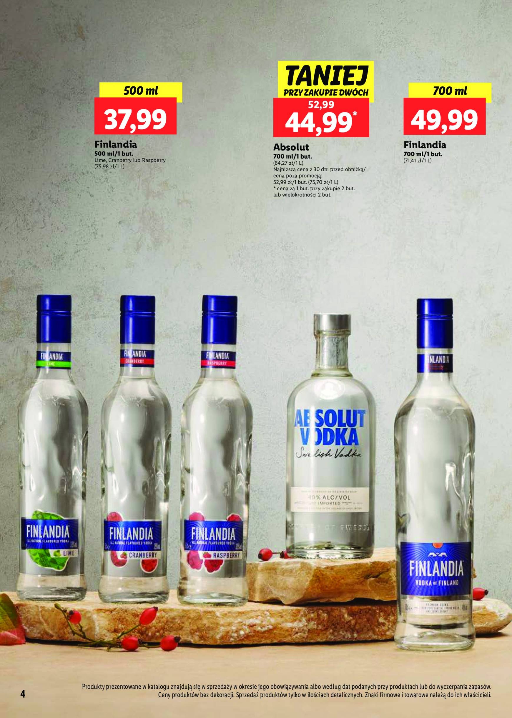 lidl - Aktualna Lidl - Katalog alkoholi mocnych gazetka ważna od 30.09. - 26.10. - page: 4