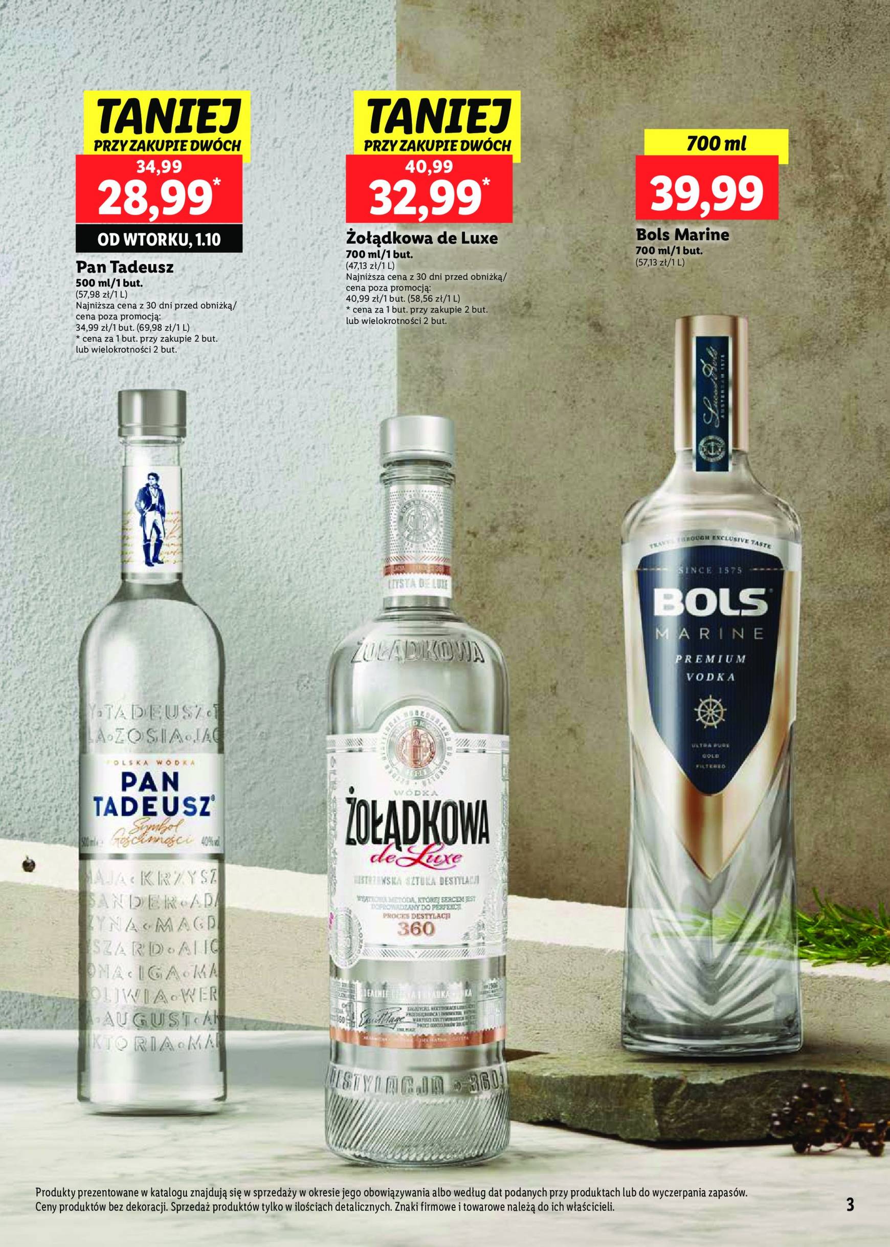 lidl - Aktualna Lidl - Katalog alkoholi mocnych gazetka ważna od 30.09. - 26.10. - page: 3