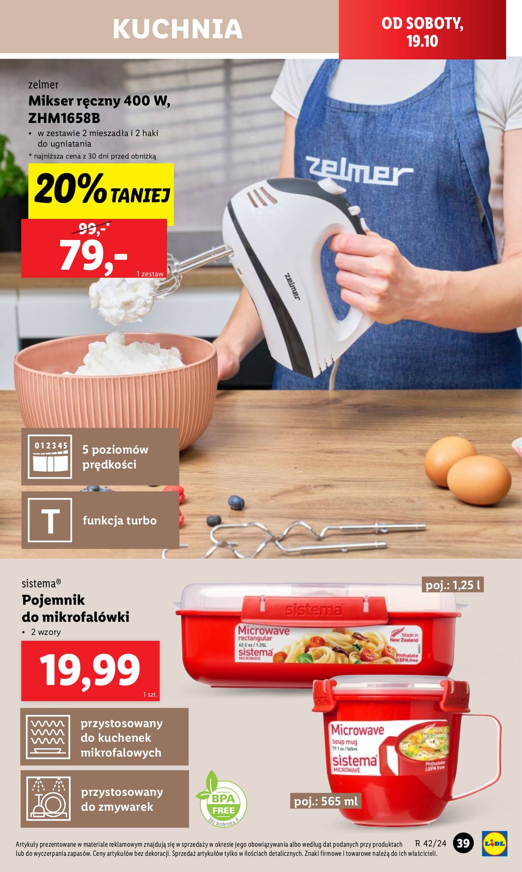 lidl - Lidl - Katalog Okazji gazetka ważna od 14.10. - 19.10. - page: 43