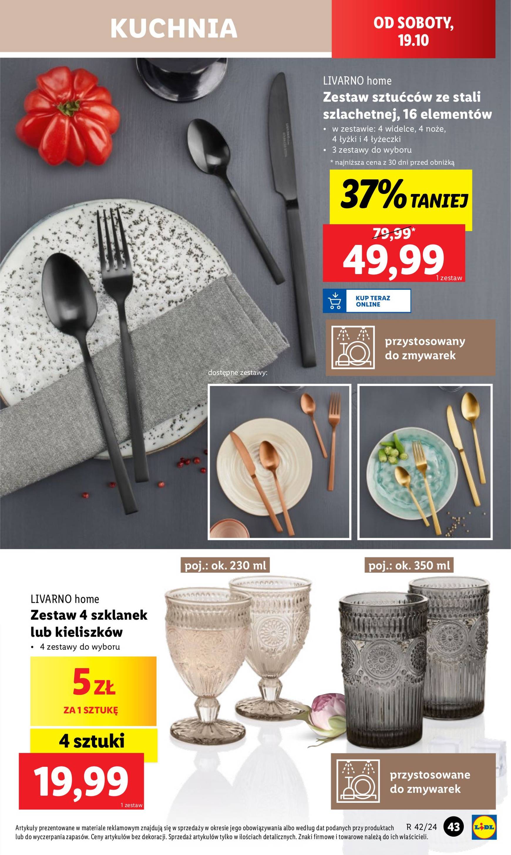 lidl - Lidl - Katalog Okazji gazetka ważna od 14.10. - 19.10. - page: 47